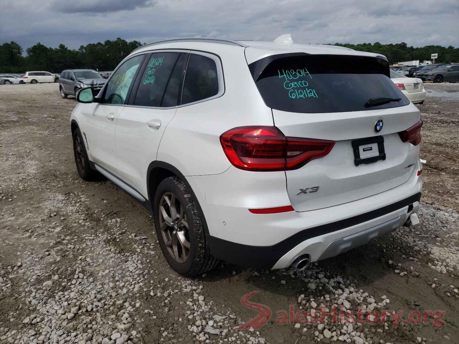 5UXTY3C05M9D87571 2021 BMW X3