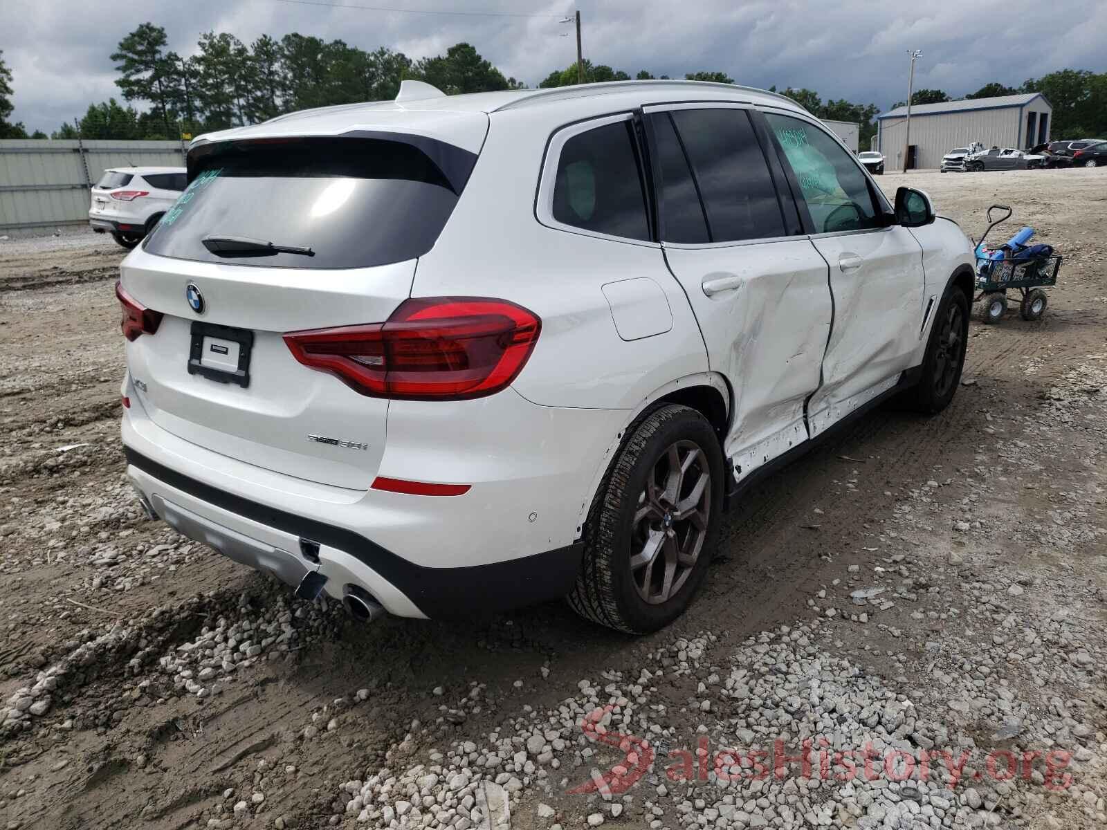 5UXTY3C05M9D87571 2021 BMW X3