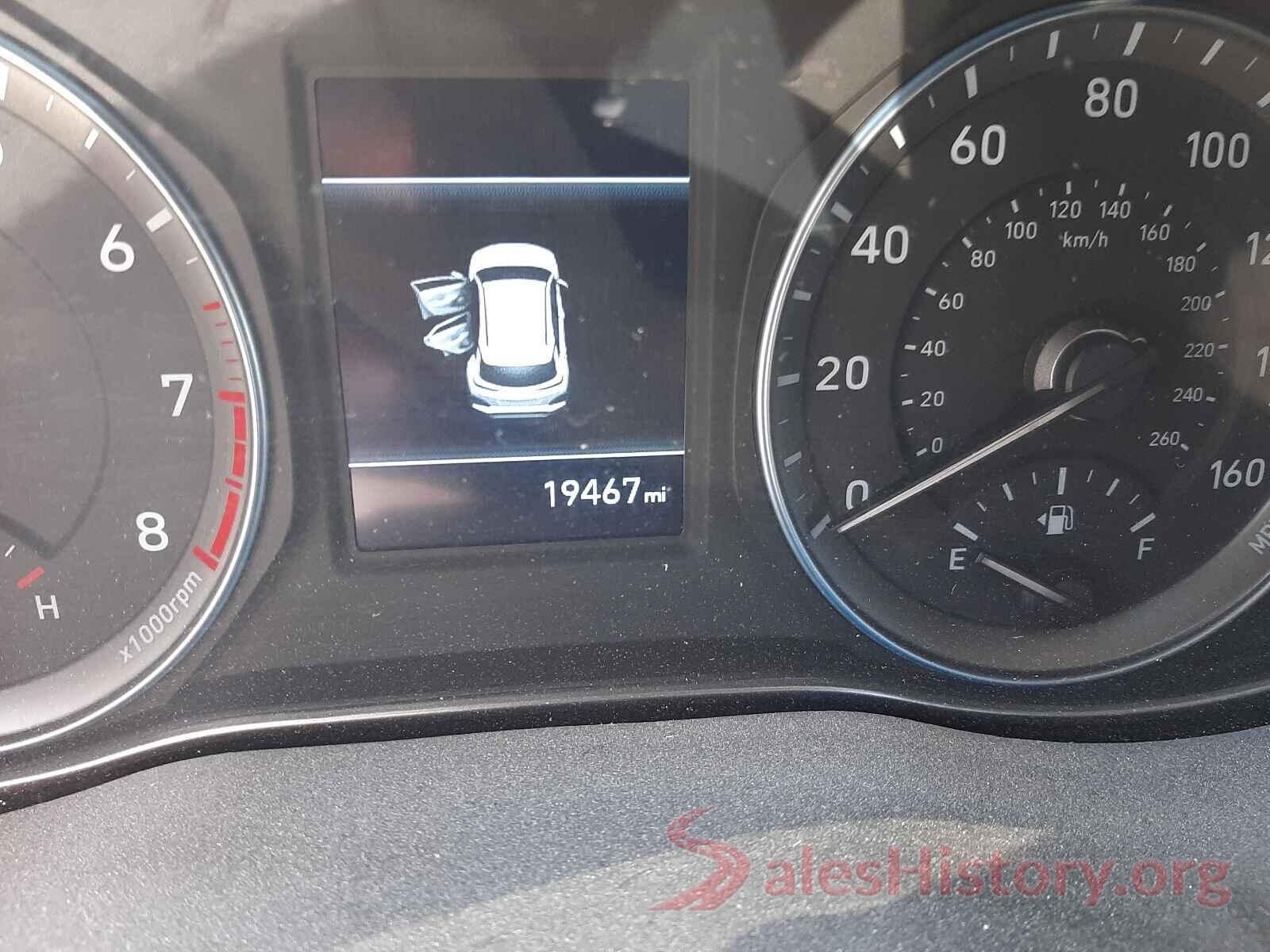 KM8K12AA2LU450007 2020 HYUNDAI KONA