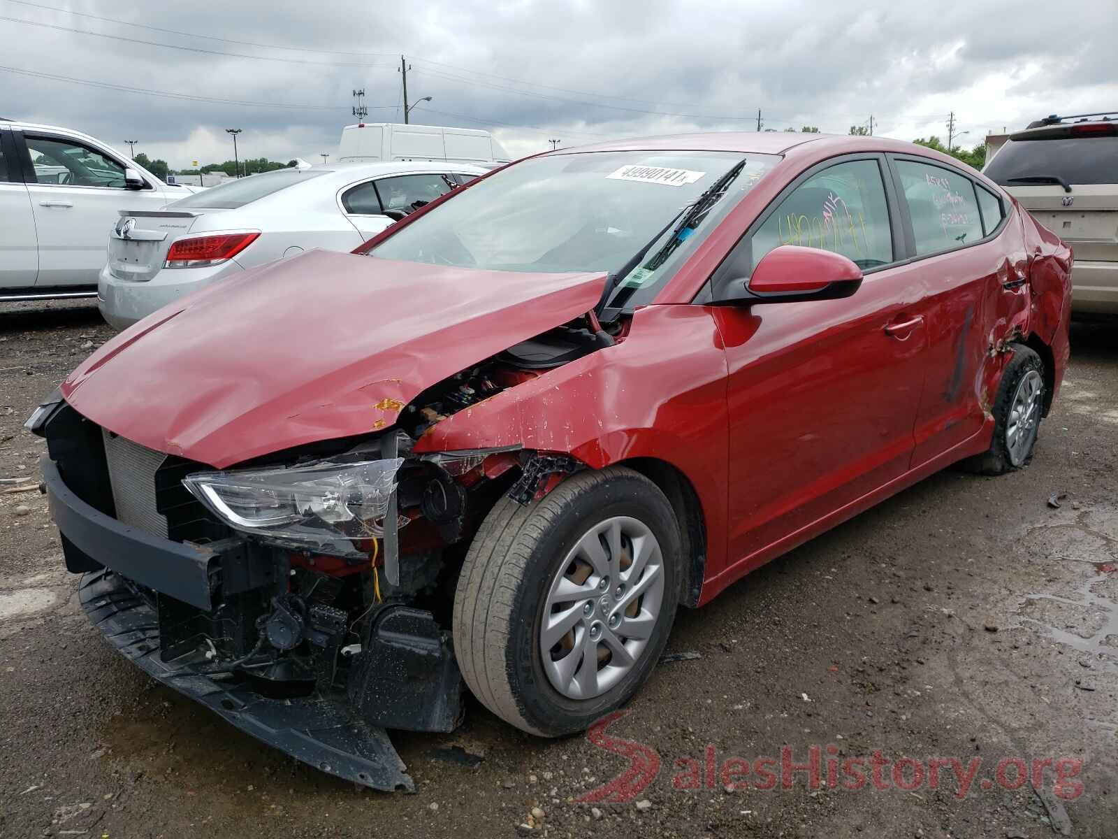 KMHD74LFXHU400393 2017 HYUNDAI ELANTRA