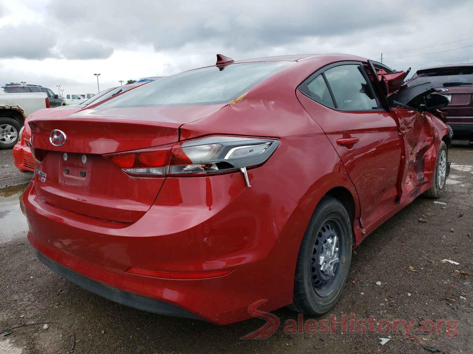 KMHD74LFXHU400393 2017 HYUNDAI ELANTRA