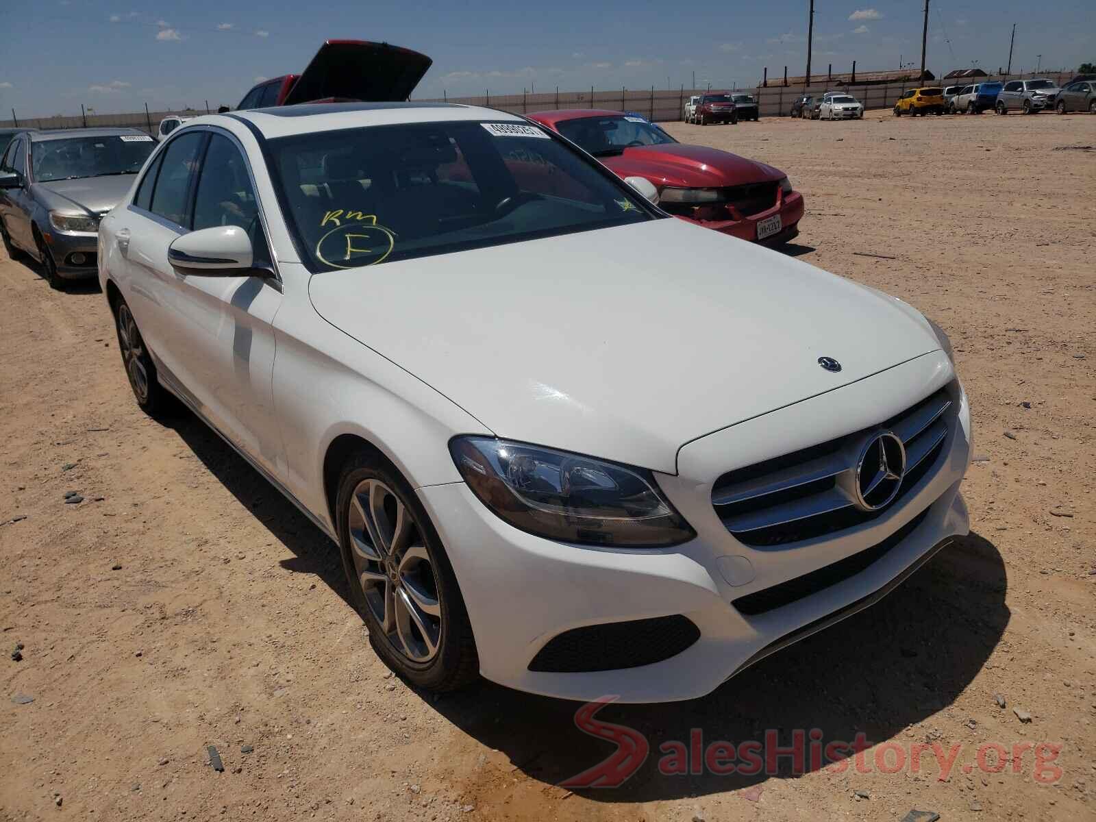 55SWF4JBXJU238083 2018 MERCEDES-BENZ C CLASS