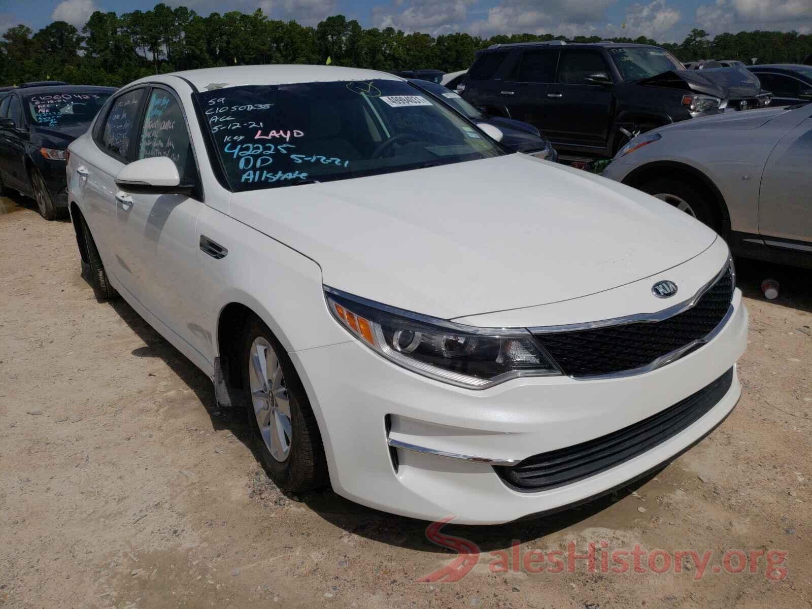 5XXGT4L39GG049872 2016 KIA OPTIMA