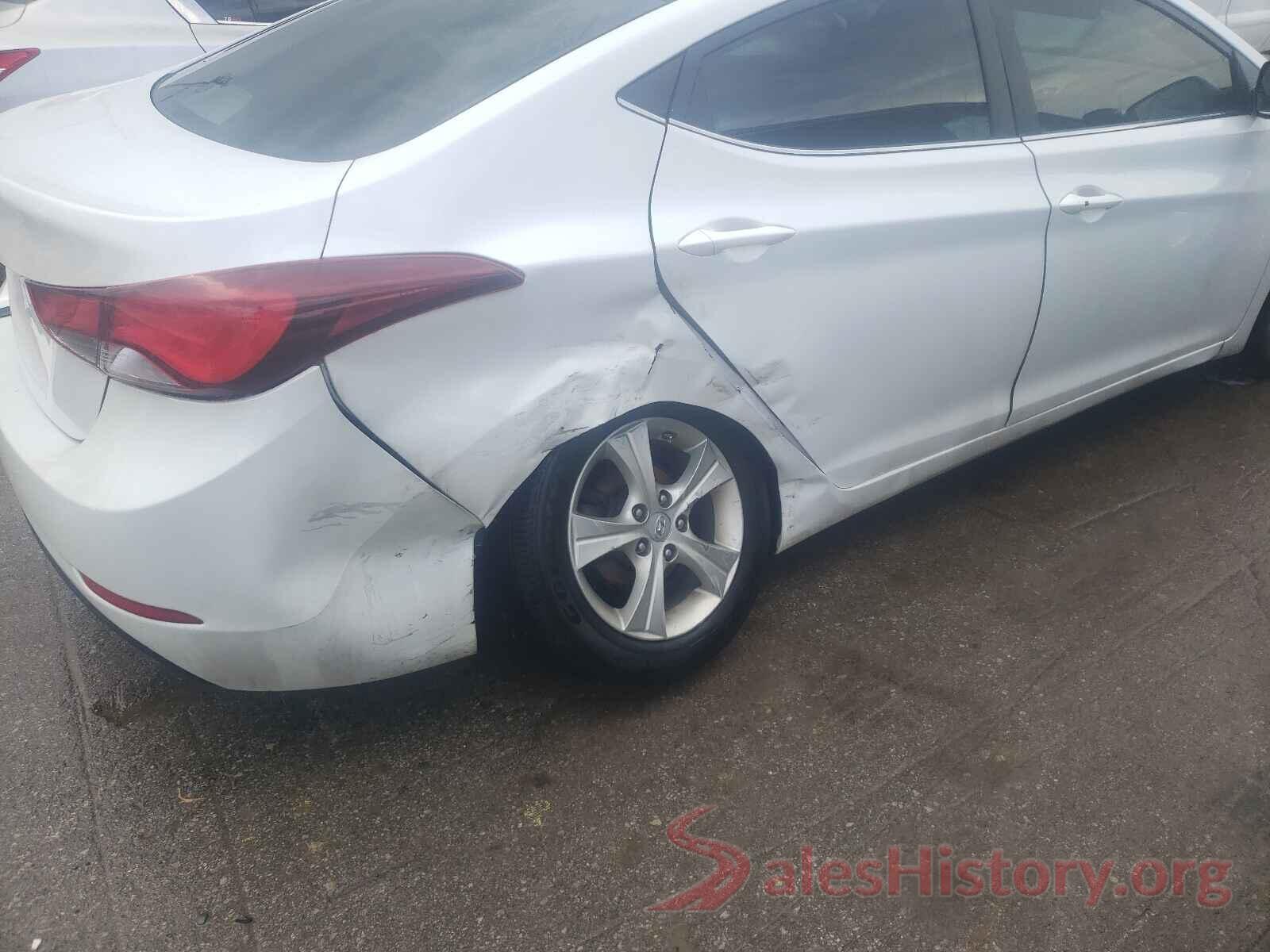 5NPDH4AE6GH672203 2016 HYUNDAI ELANTRA