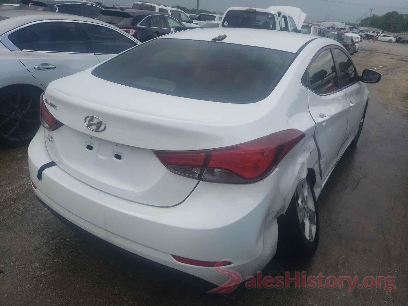 5NPDH4AE6GH672203 2016 HYUNDAI ELANTRA