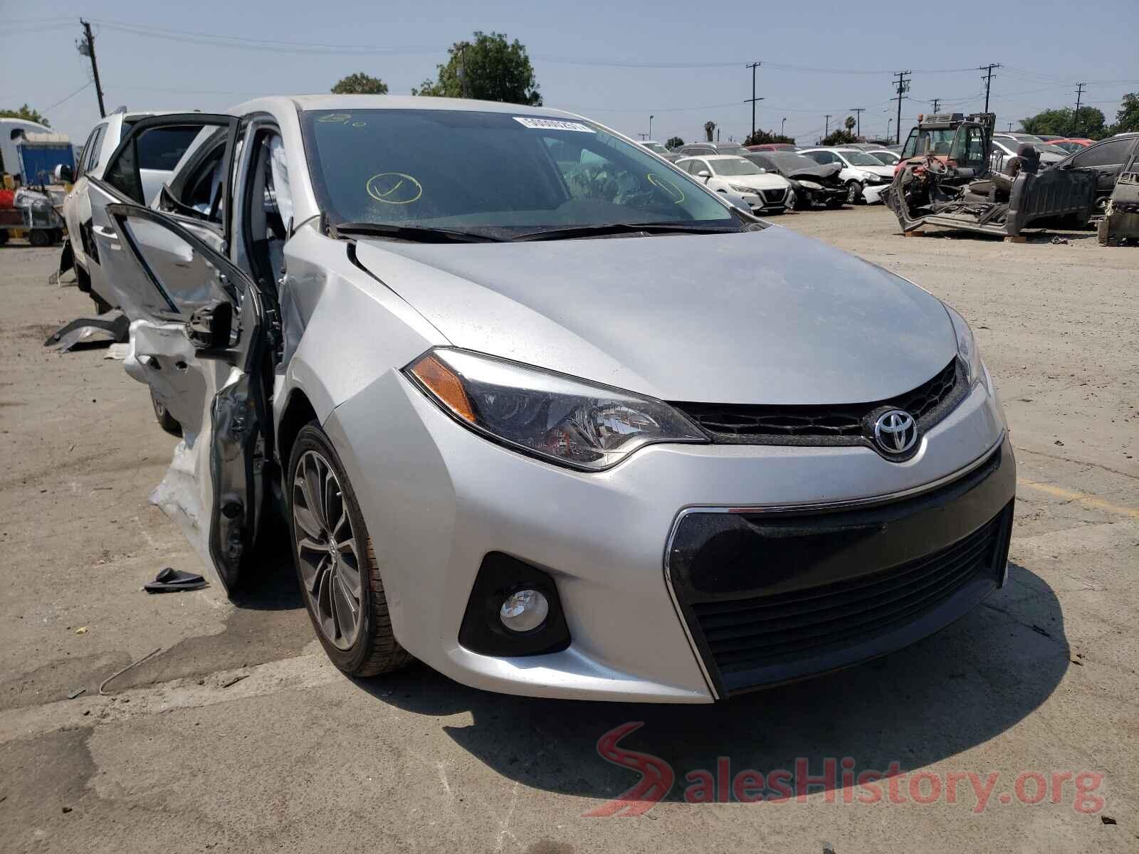 5YFBURHE8GP564867 2016 TOYOTA COROLLA