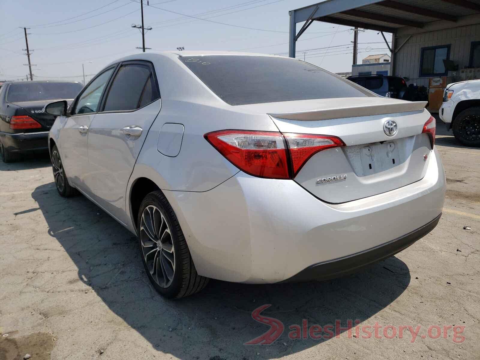 5YFBURHE8GP564867 2016 TOYOTA COROLLA