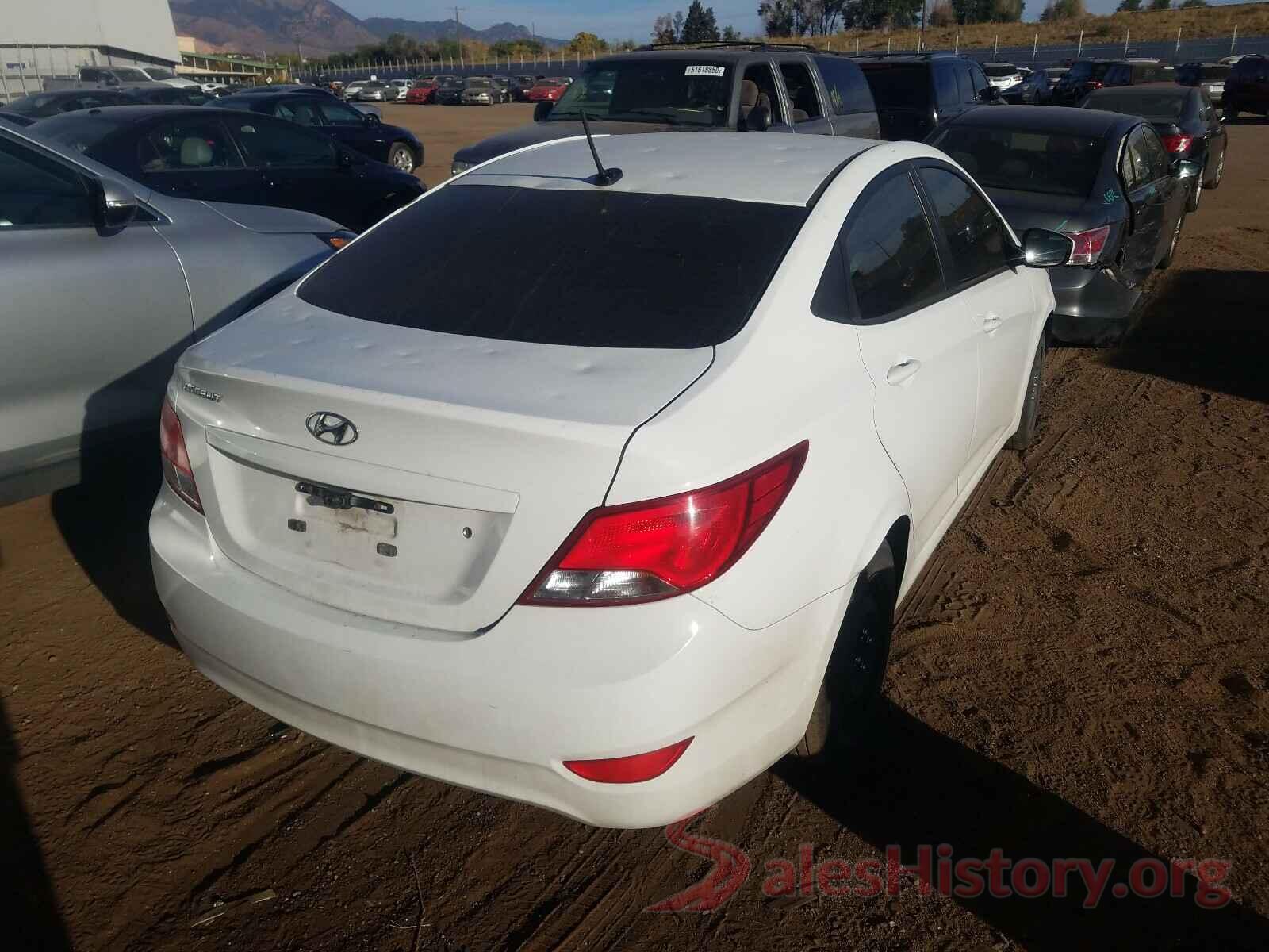 KMHCT4AE0HU174124 2017 HYUNDAI ACCENT