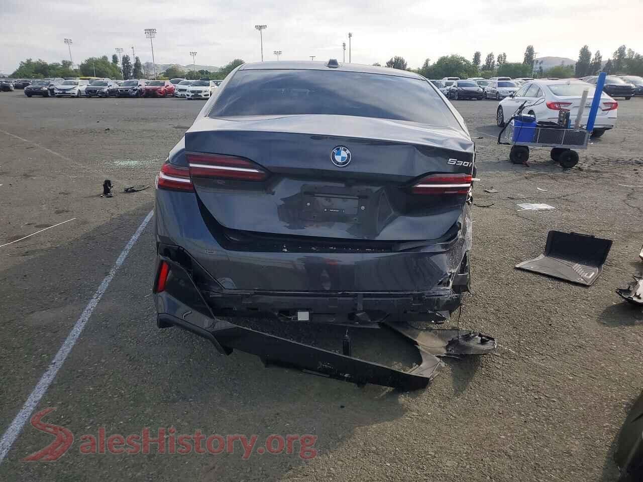 2025 BMW 5 SERIES VIN WBA43FJ07SCU32819, left side view