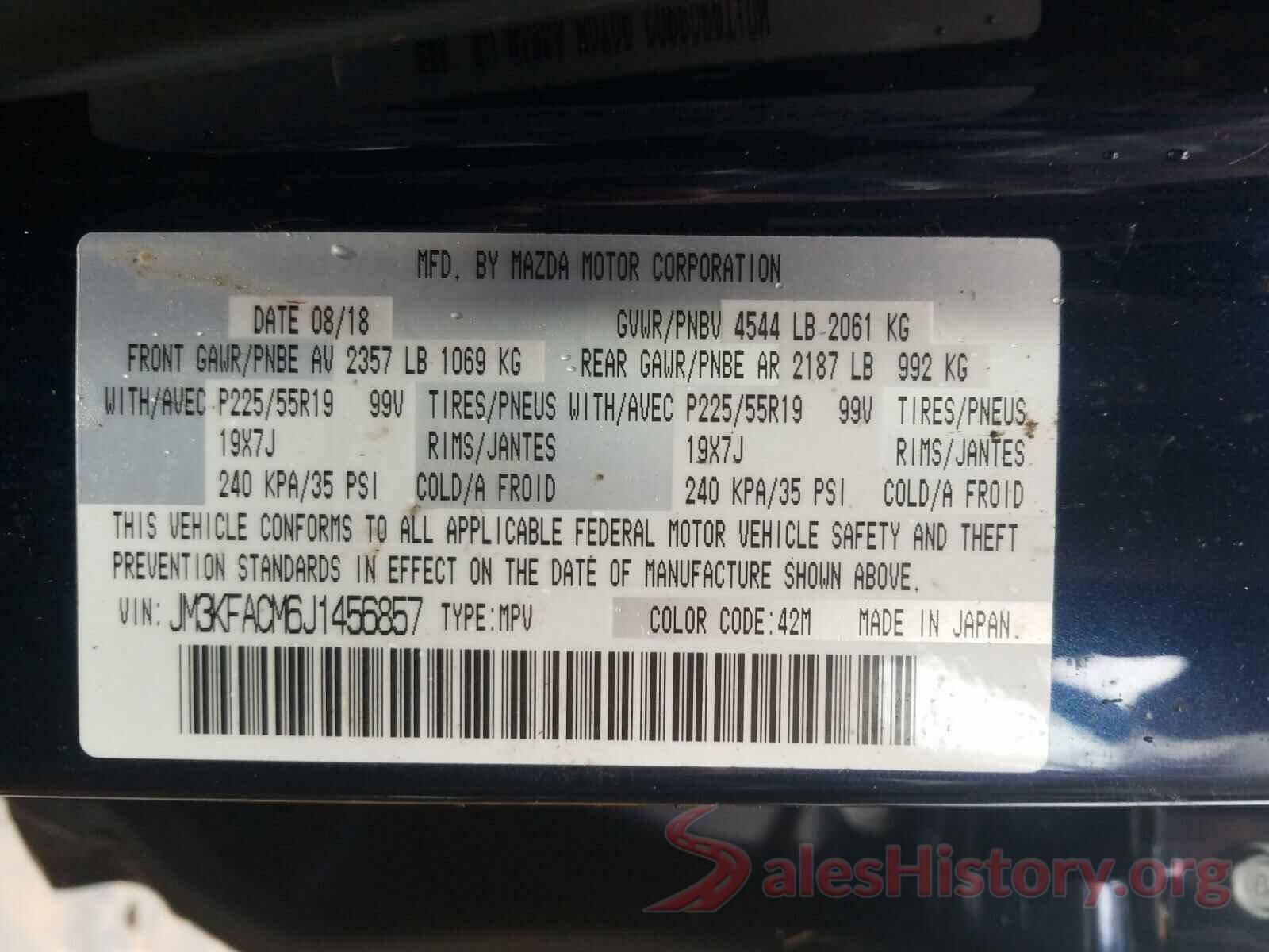 JM3KFACM6J1456857 2018 MAZDA CX-5