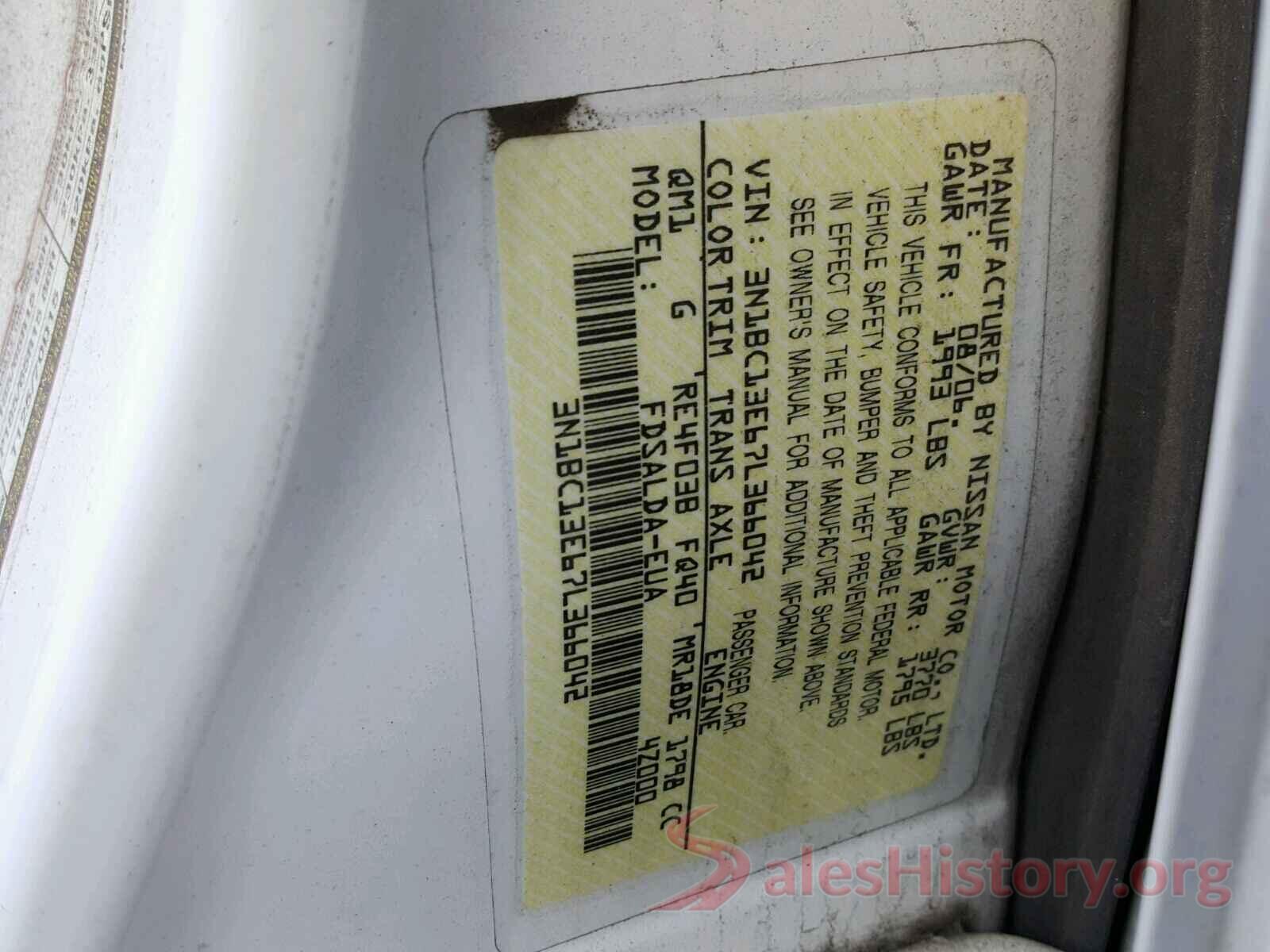 3N1BC13E67L366042 2007 NISSAN VERSA