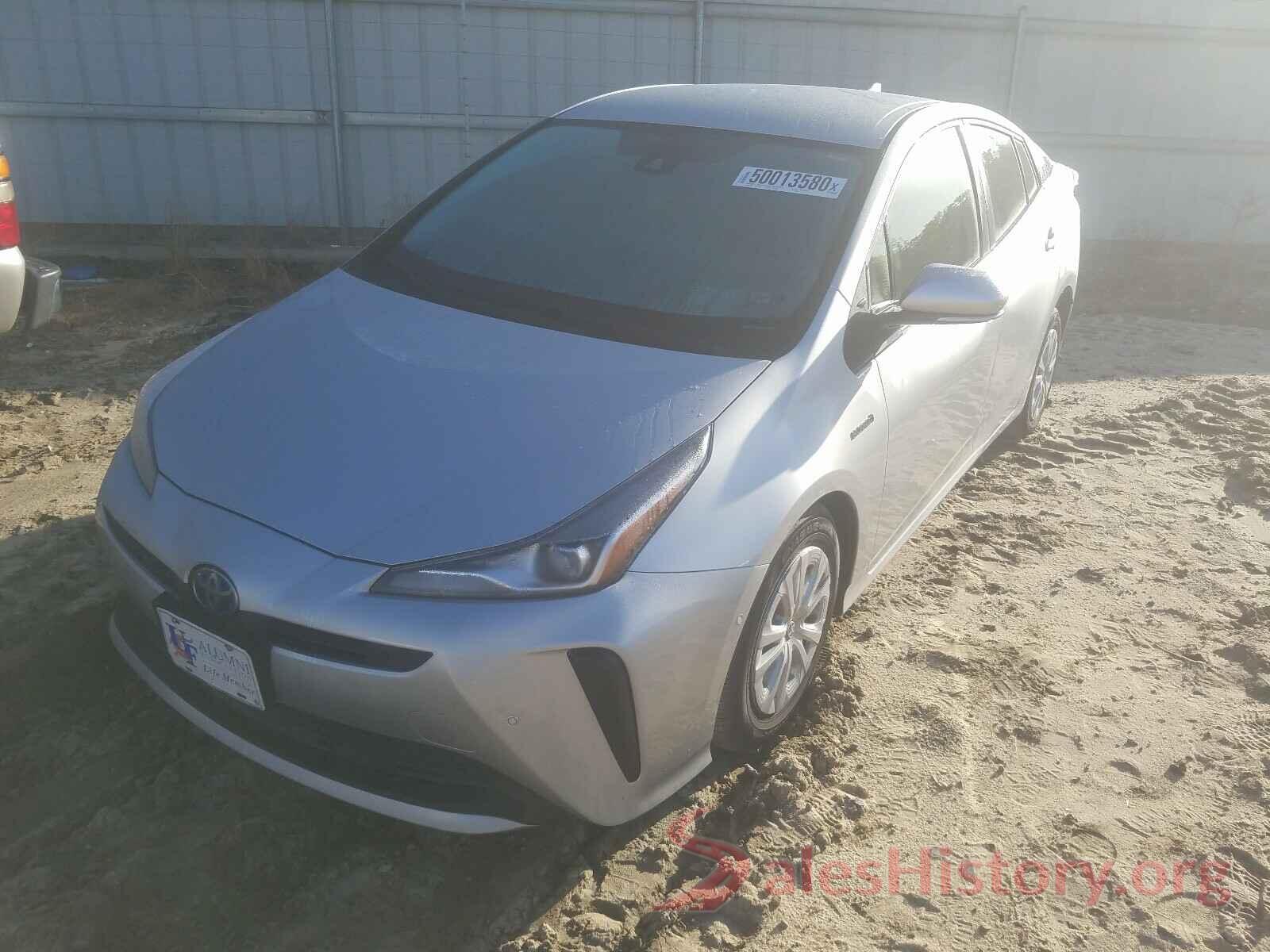 JTDKARFU5K3101525 2019 TOYOTA PRIUS