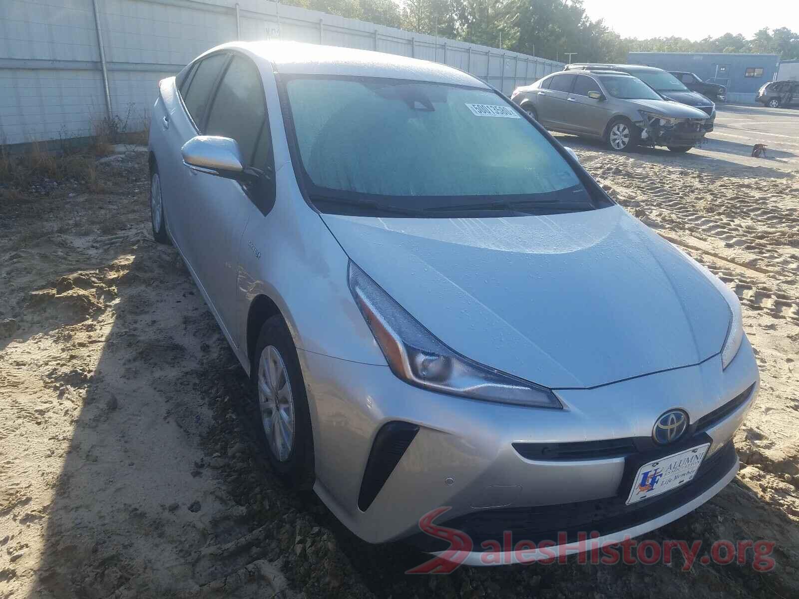 JTDKARFU5K3101525 2019 TOYOTA PRIUS