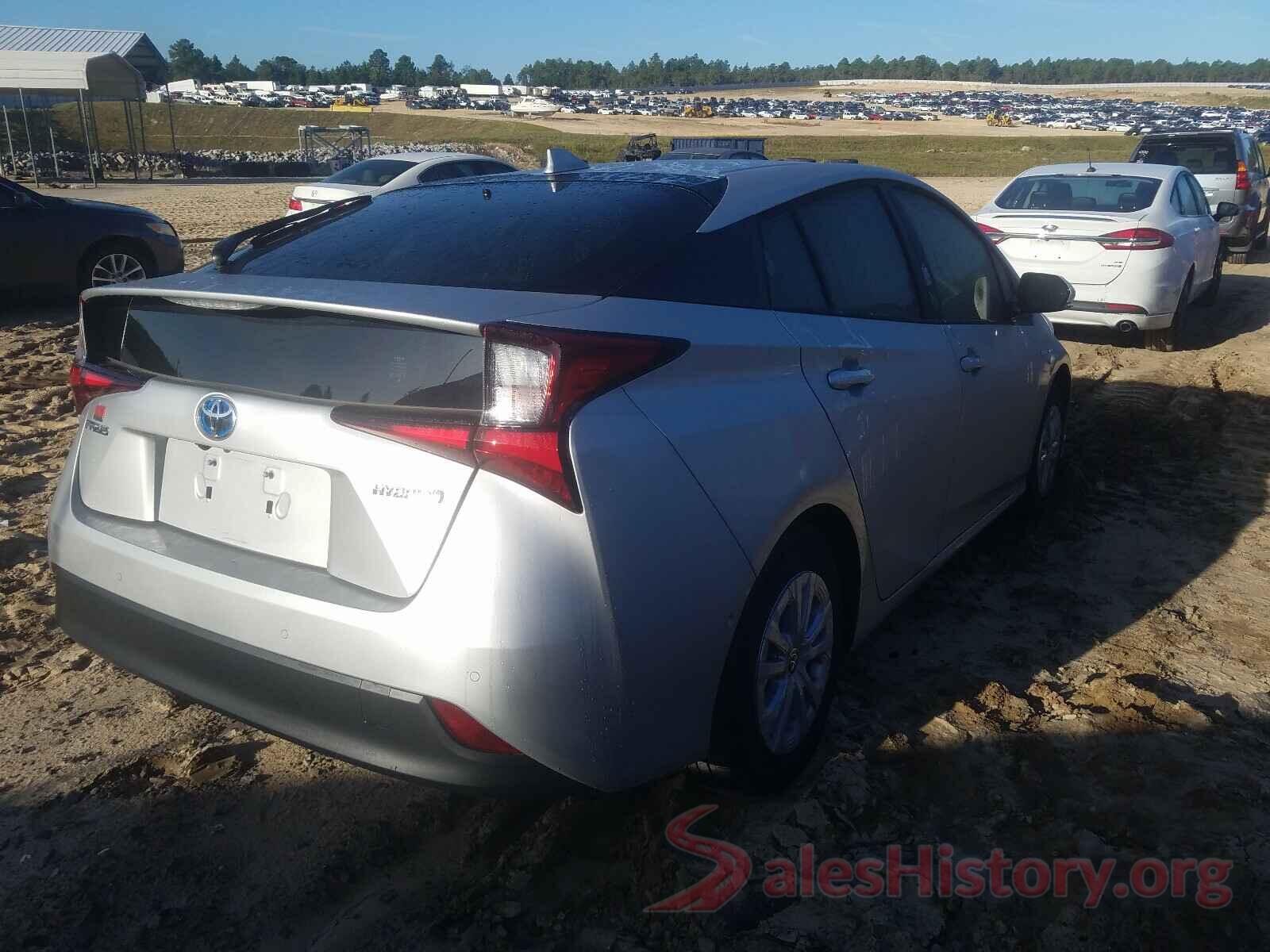 JTDKARFU5K3101525 2019 TOYOTA PRIUS