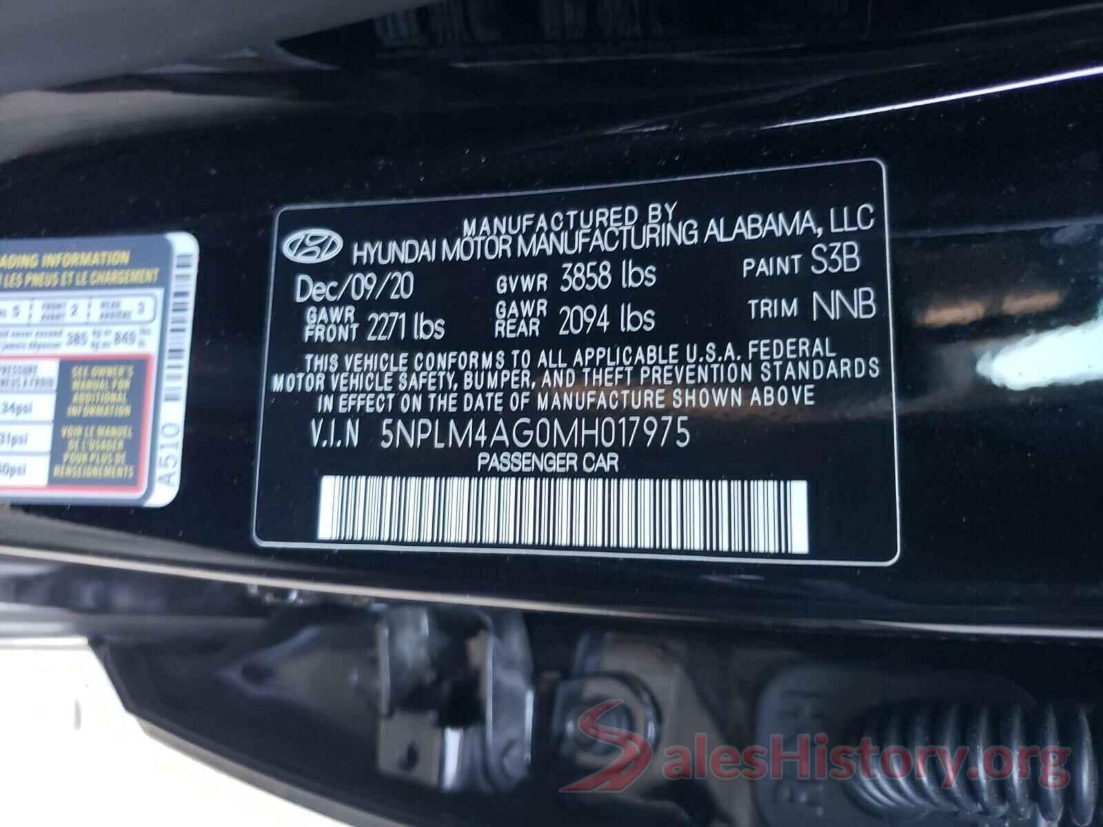 5NPLM4AG0MH017975 2021 HYUNDAI ELANTRA