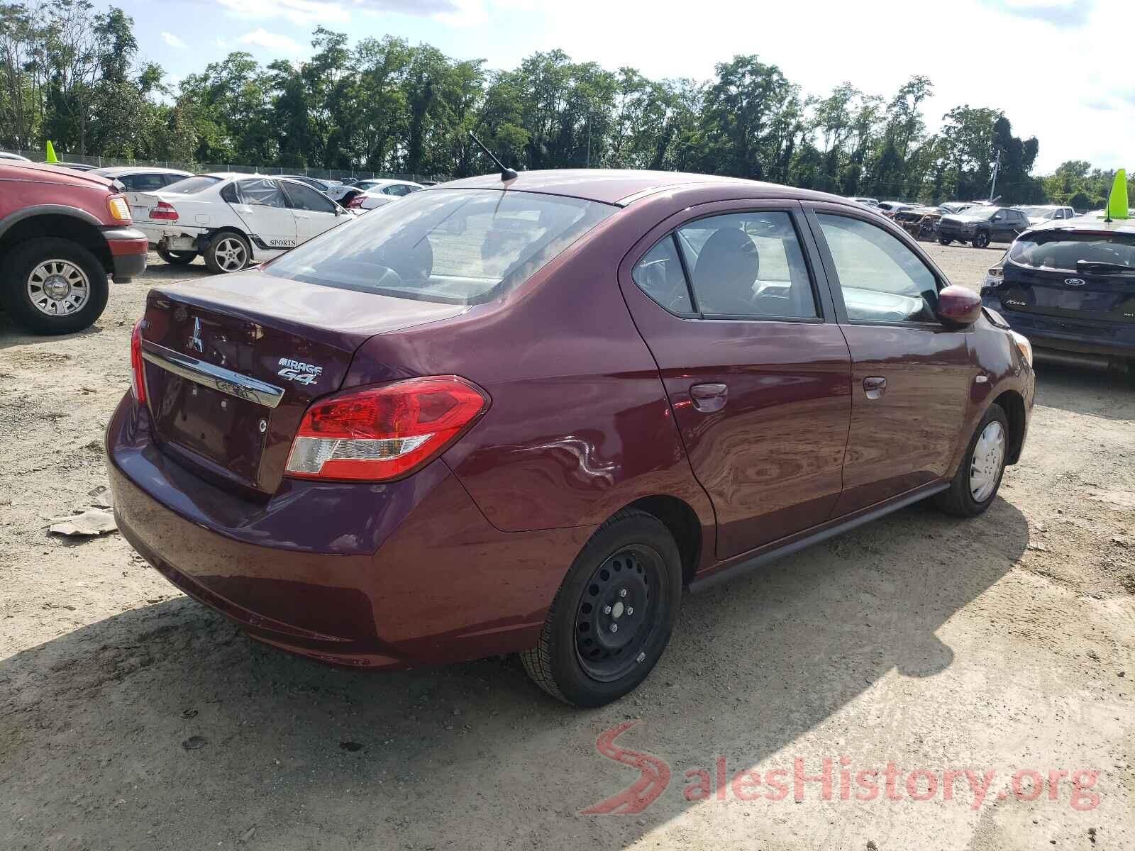 ML32F3FJ8KHF06226 2019 MITSUBISHI MIRAGE