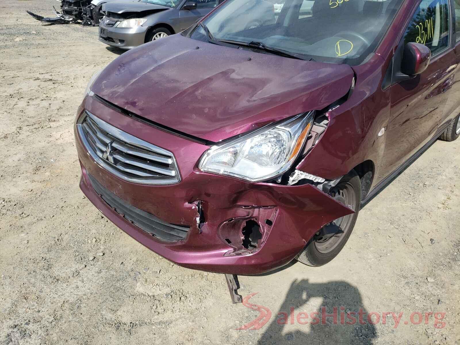 ML32F3FJ8KHF06226 2019 MITSUBISHI MIRAGE