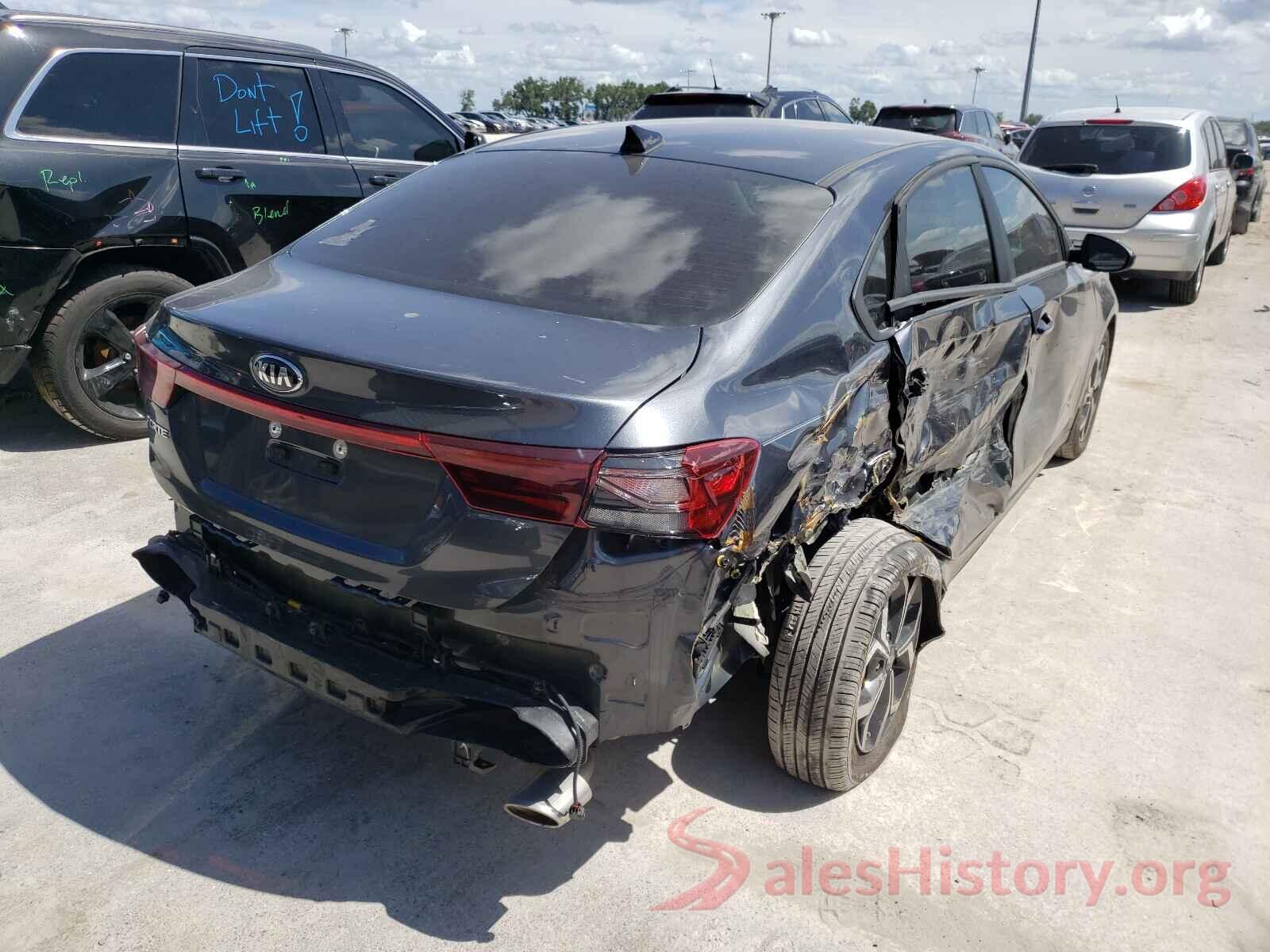 3KPF24AD1LE222653 2020 KIA FORTE