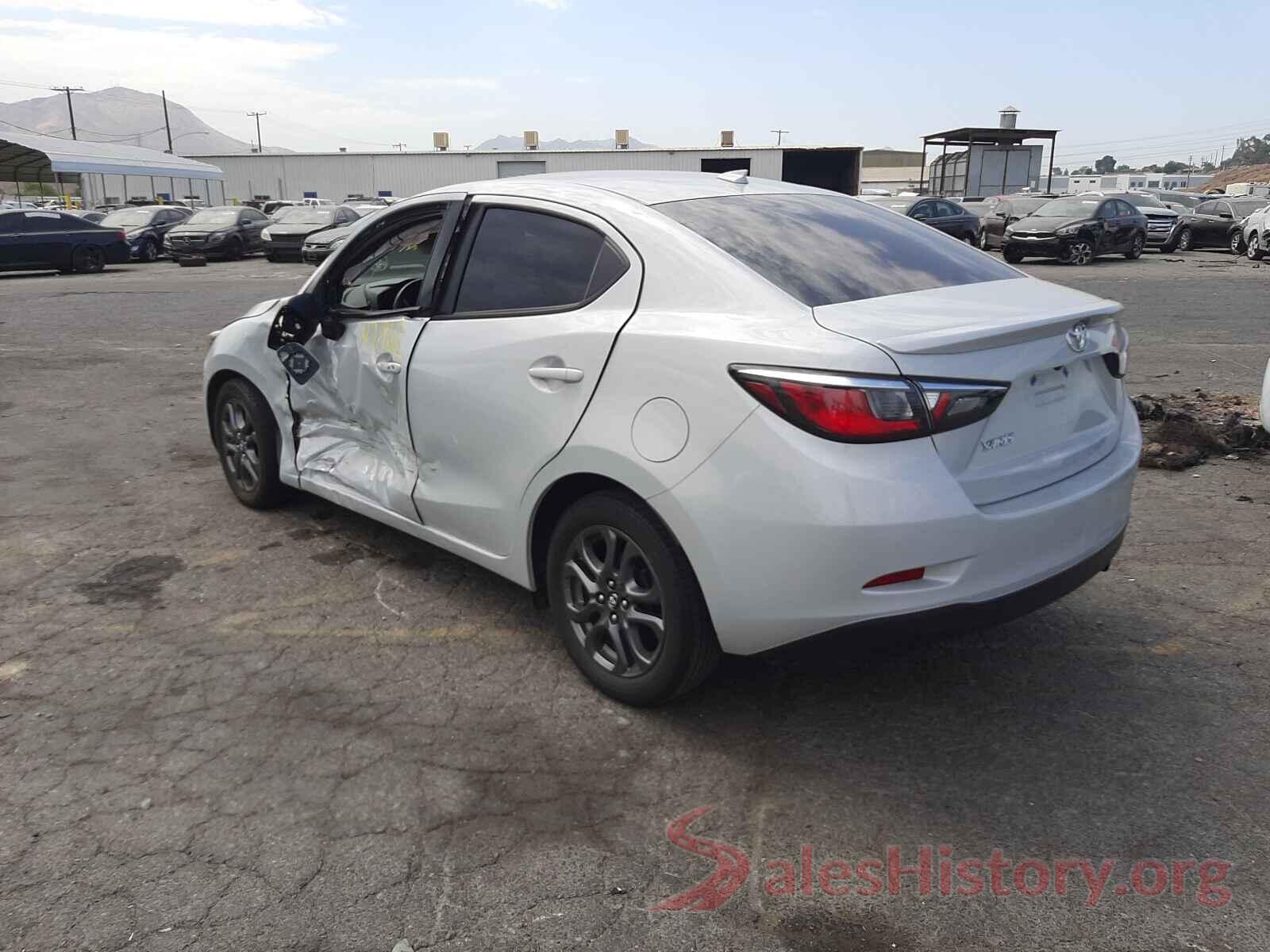 3MYDLBYV2KY516567 2019 TOYOTA YARIS