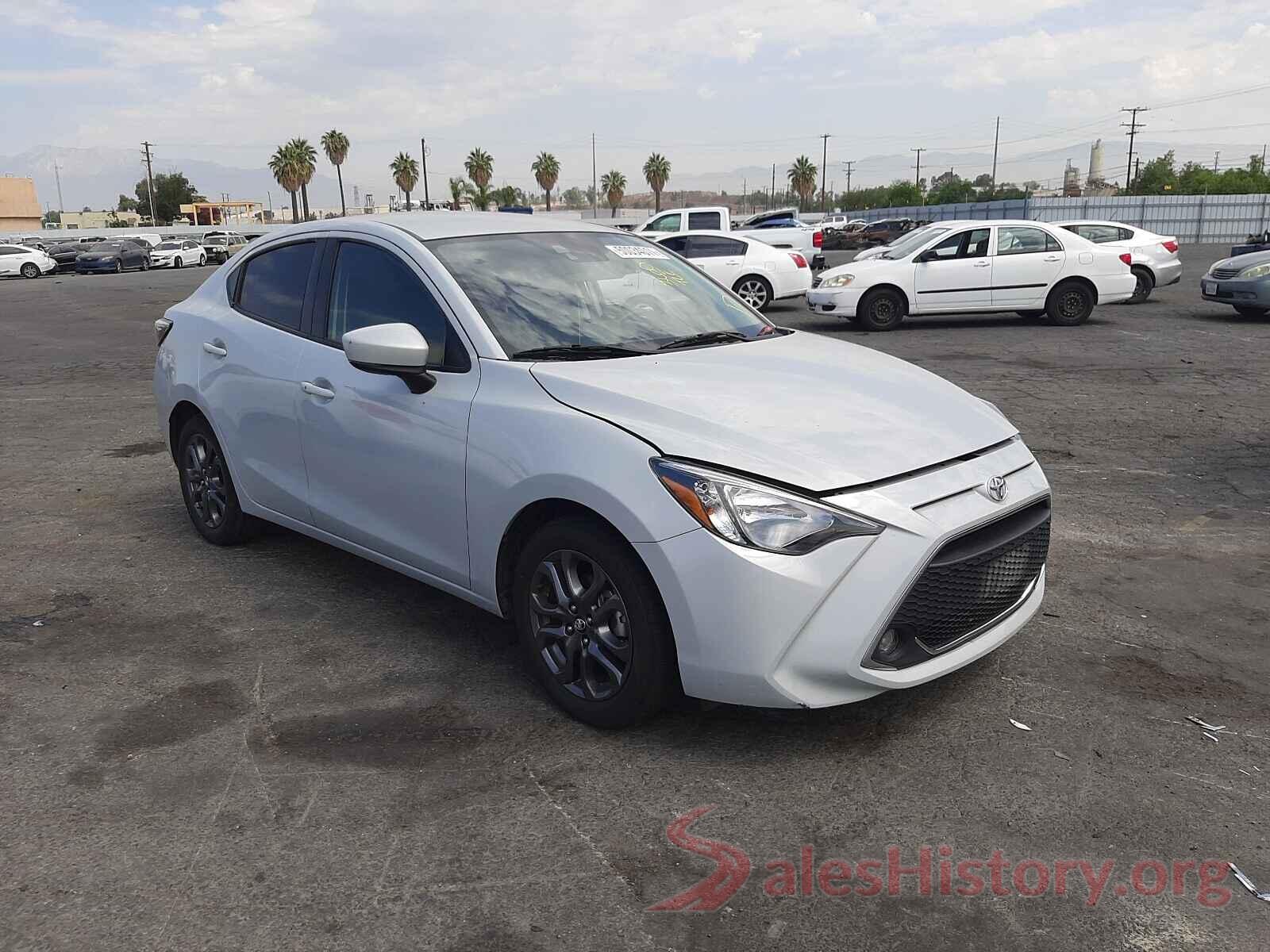 3MYDLBYV2KY516567 2019 TOYOTA YARIS