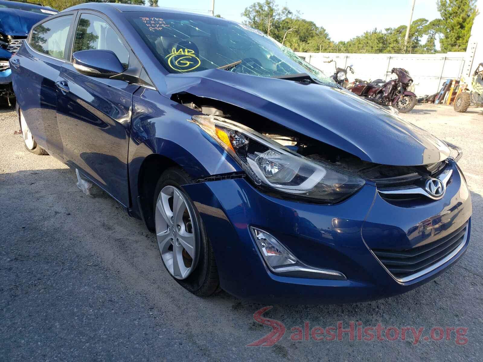 5NPDH4AE2GH681559 2016 HYUNDAI ELANTRA