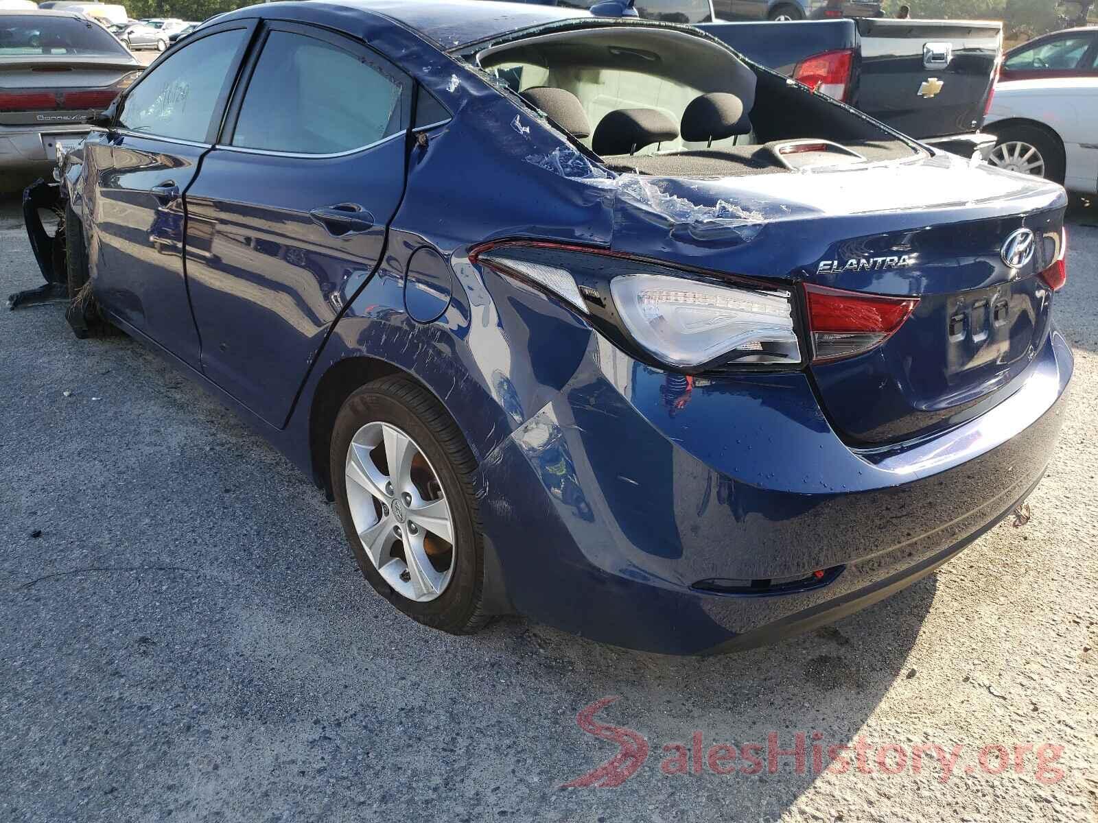 5NPDH4AE2GH681559 2016 HYUNDAI ELANTRA