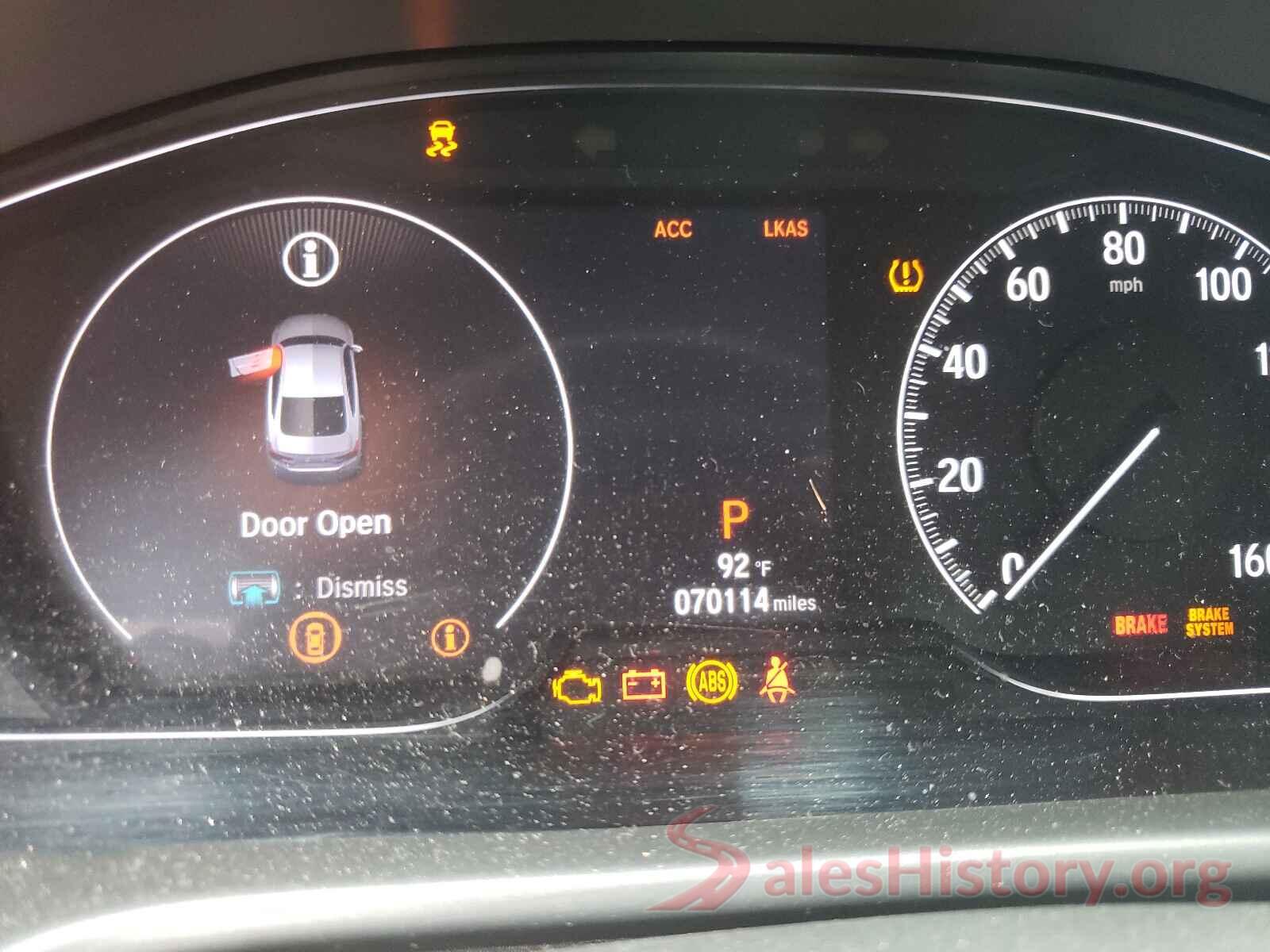 1HGCV1F51KA007271 2019 HONDA ACCORD