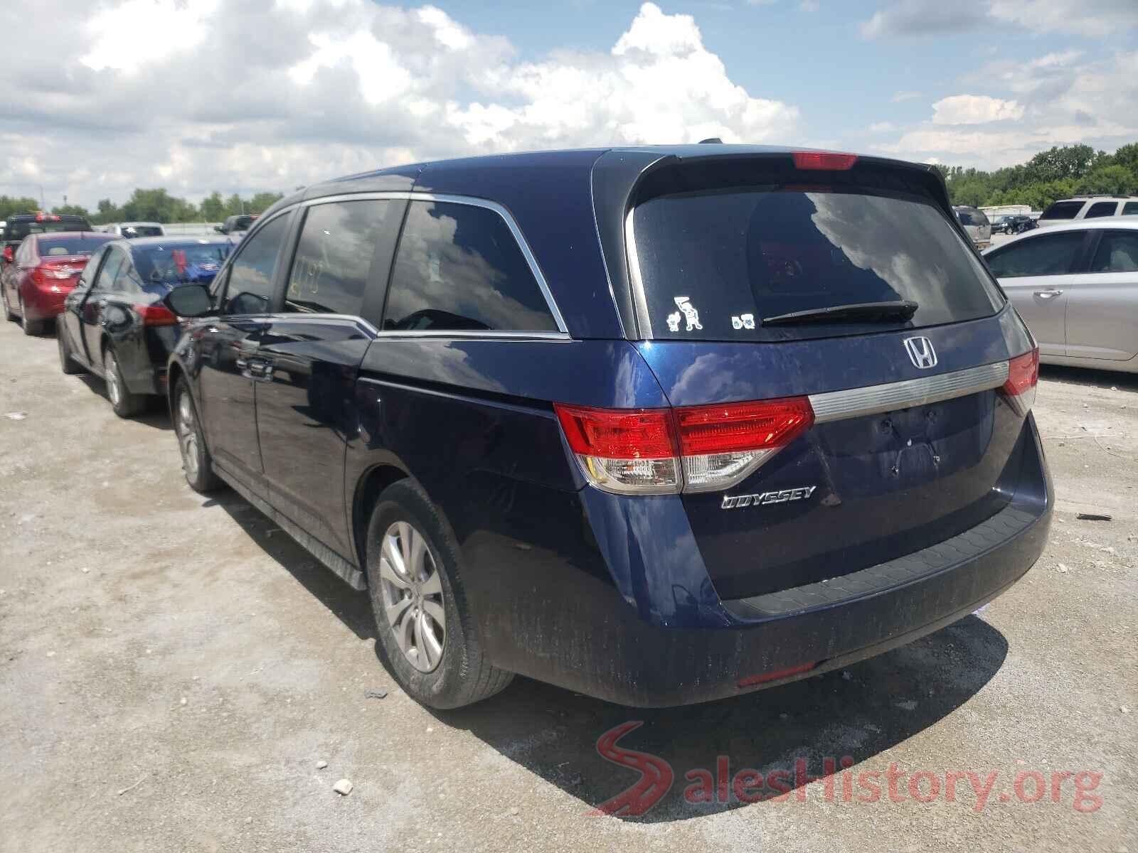 5FNRL5H67GB077352 2016 HONDA ODYSSEY