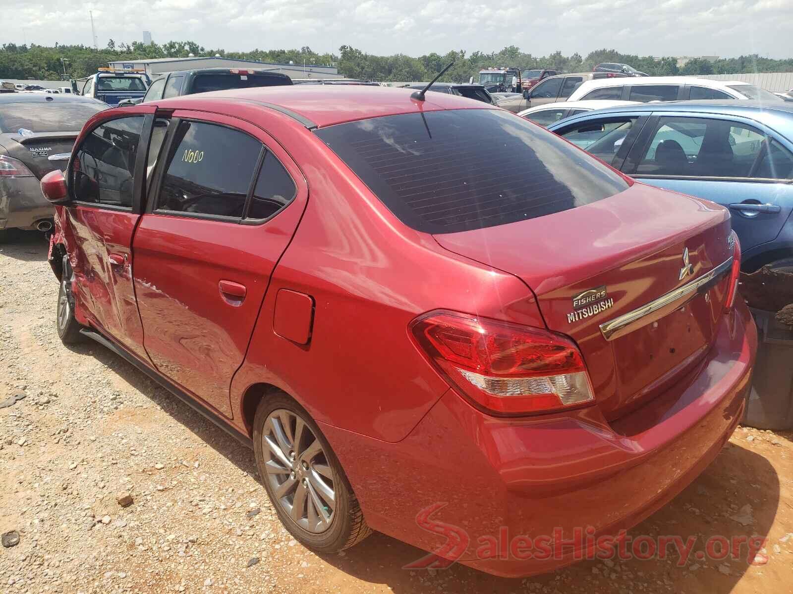 ML32F3FJ2KHF12720 2019 MITSUBISHI MIRAGE