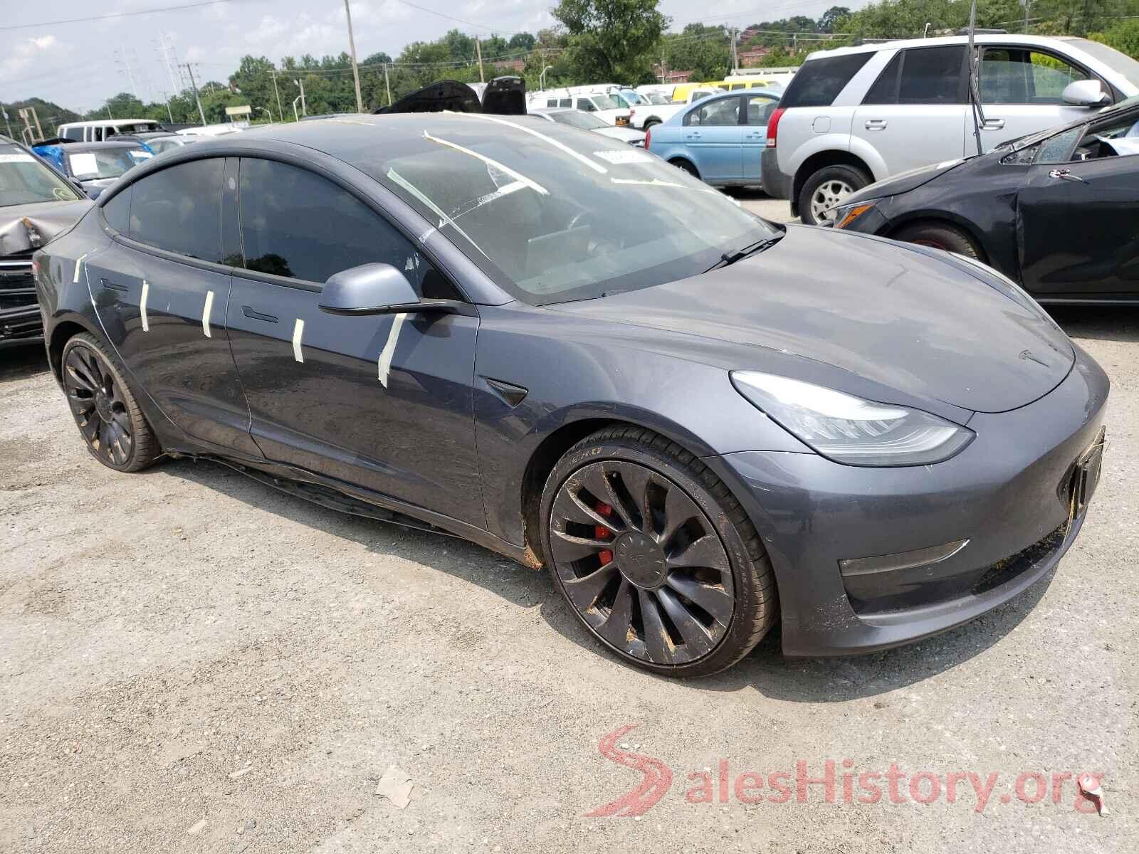 5YJ3E1EB0KF237607 2019 TESLA MODEL 3