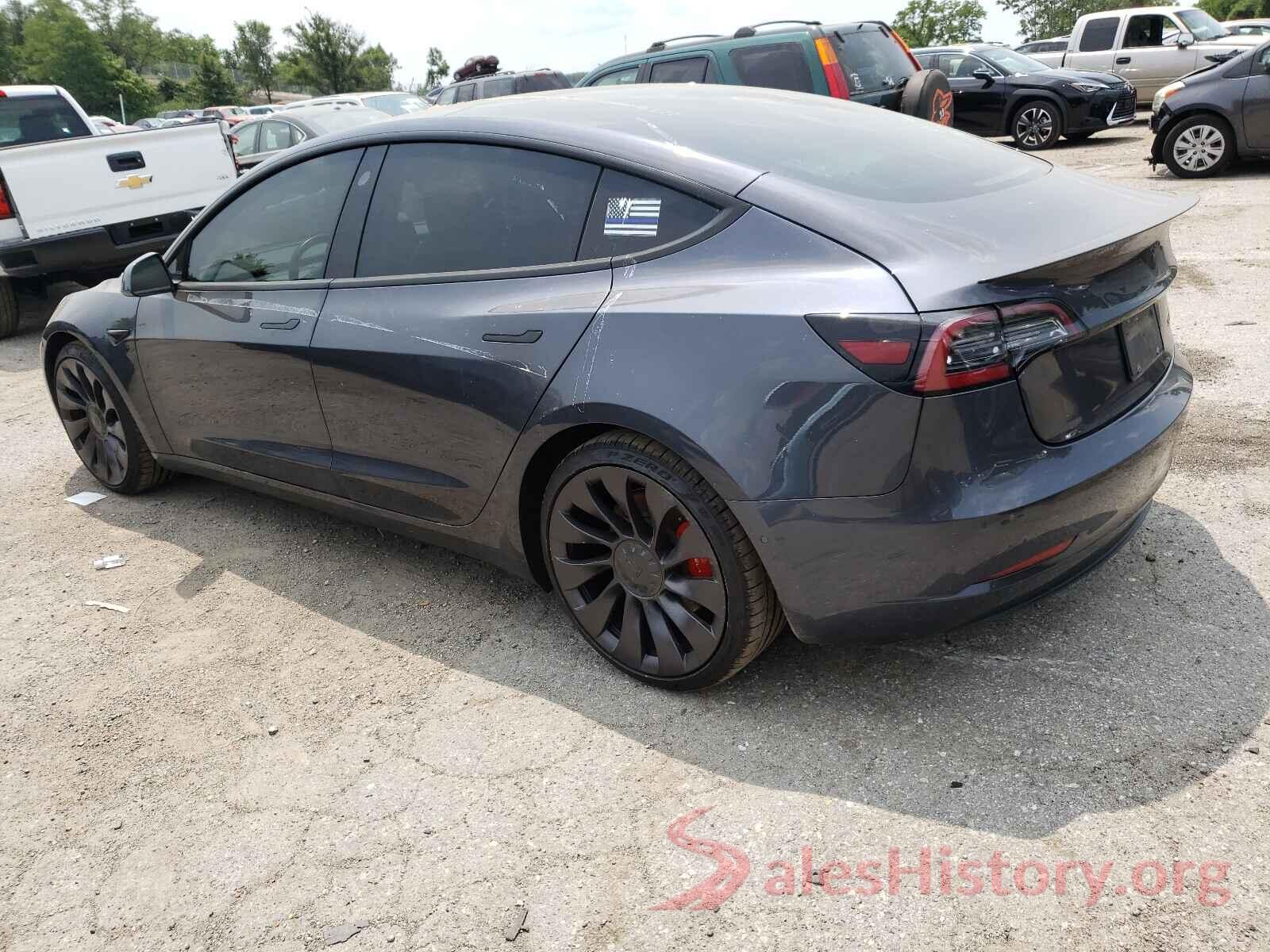 5YJ3E1EB0KF237607 2019 TESLA MODEL 3