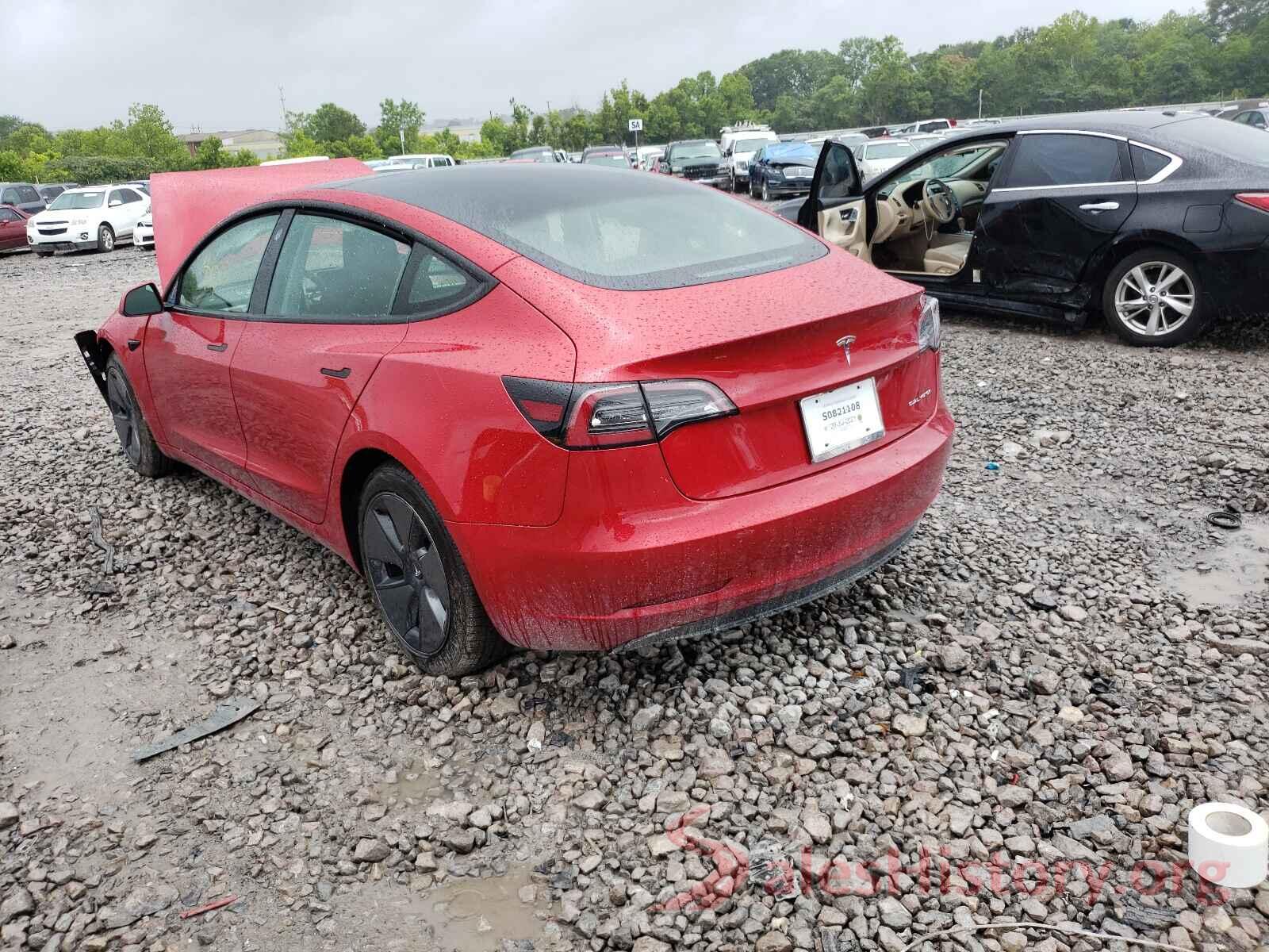 5YJ3E1EB3MF974125 2021 TESLA MODEL 3