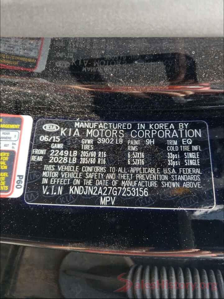 KNDJN2A27G7253156 2016 KIA SOUL