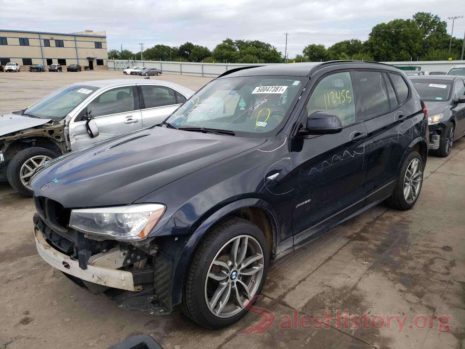 5UXWX9C58G0D80962 2016 BMW X3