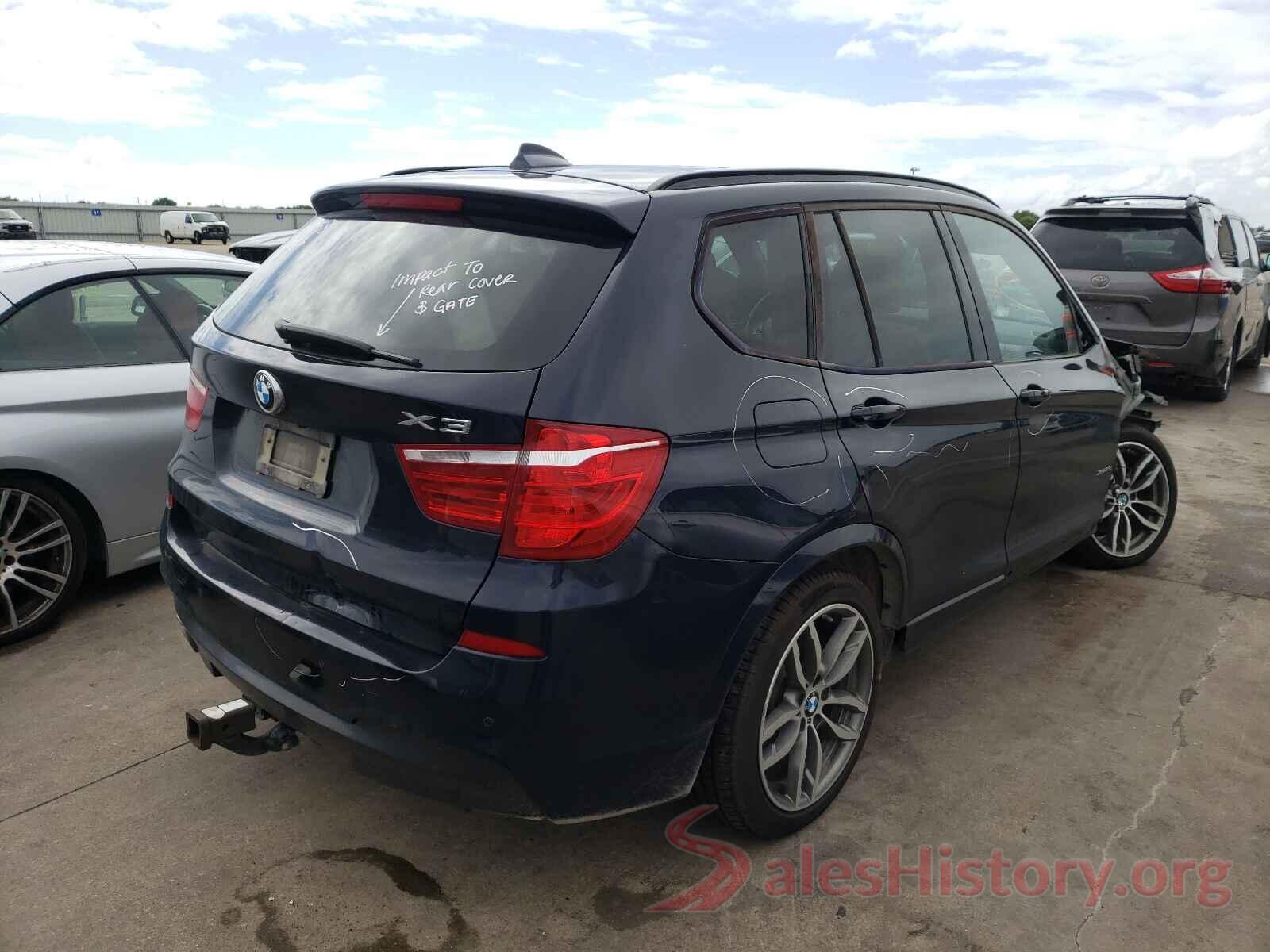 5UXWX9C58G0D80962 2016 BMW X3