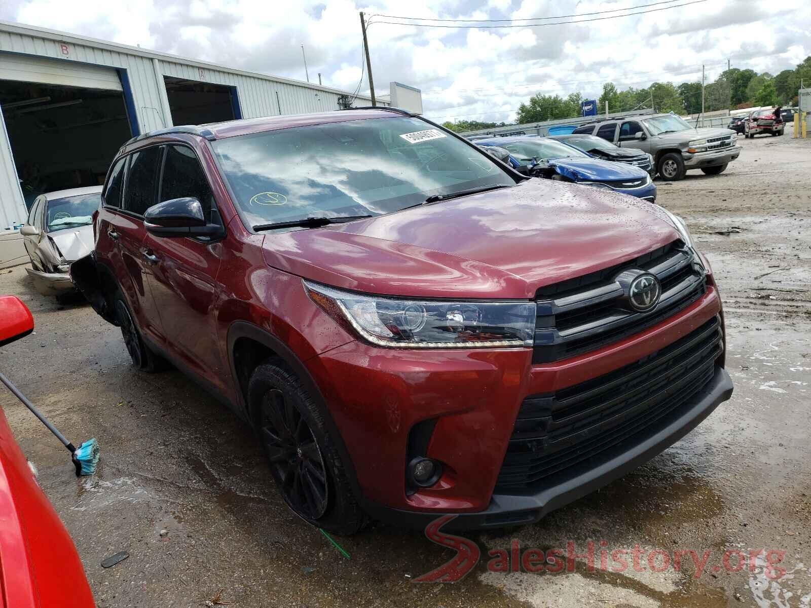 5TDKZRFHXKS317946 2019 TOYOTA HIGHLANDER