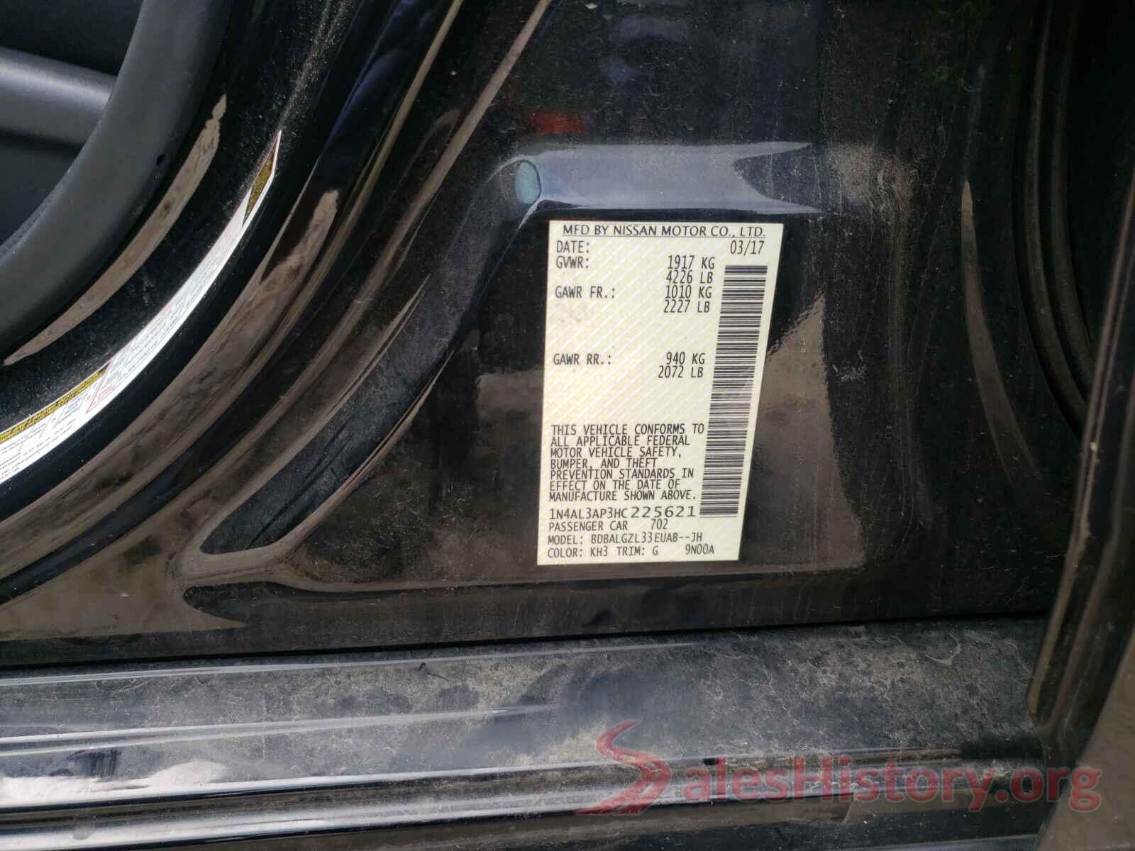 1N4AL3AP3HC225621 2017 NISSAN ALTIMA