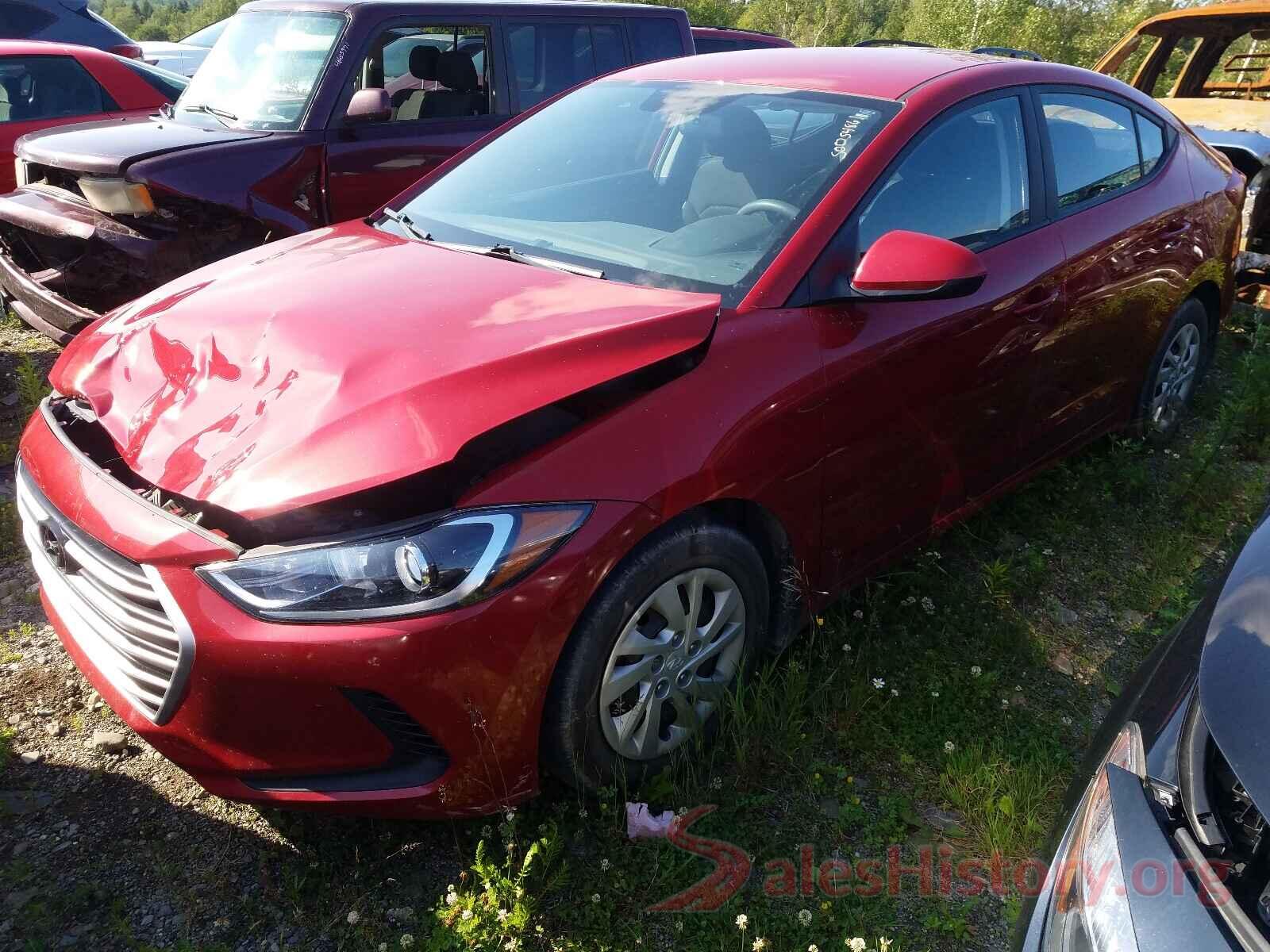 5NPD74LF9HH071295 2017 HYUNDAI ELANTRA