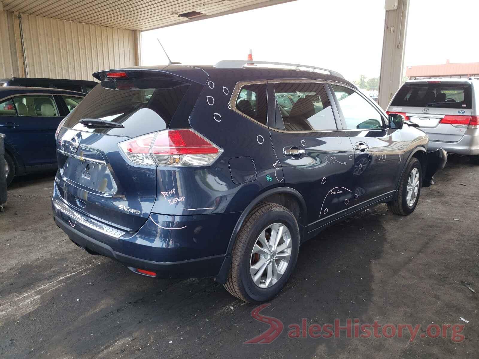 5N1AT2MV3GC799032 2016 NISSAN ROGUE