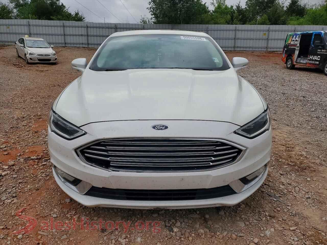 2017 FORD FUSION VIN 3FA6P0H93HR274092, rear view