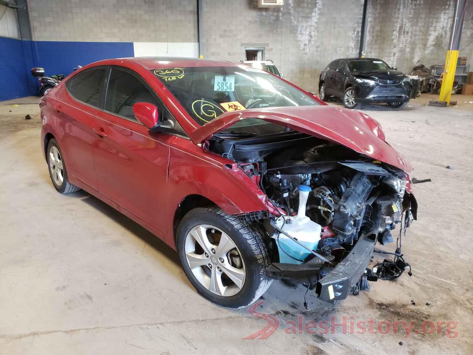 KMHDH4AE3GU572397 2016 HYUNDAI ELANTRA