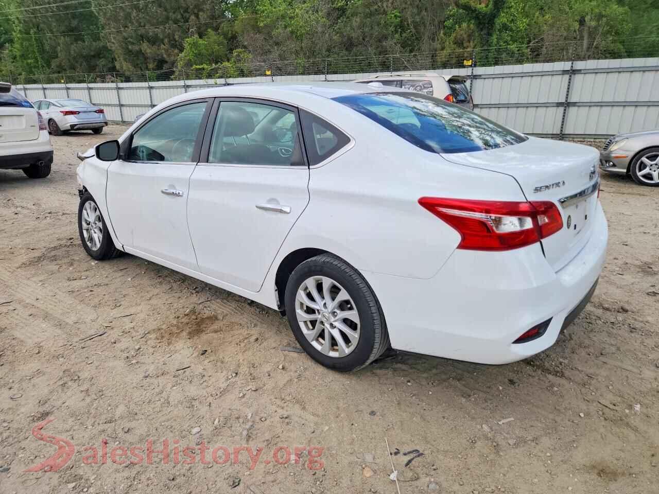 2019 NISSAN SENTRA VIN 3N1AB7AP4KY319738, front view