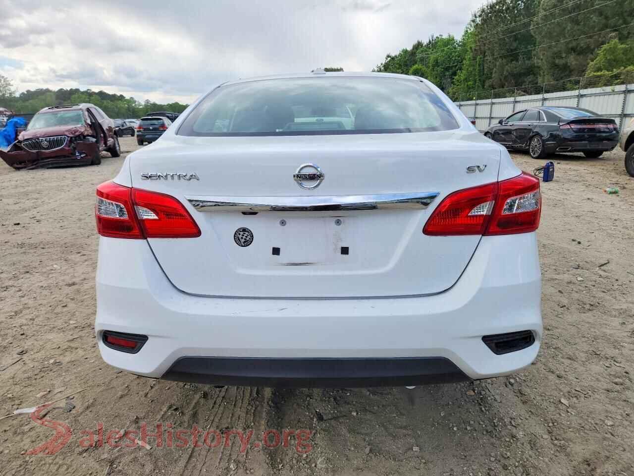 2019 NISSAN SENTRA VIN 3N1AB7AP4KY319738, left side view