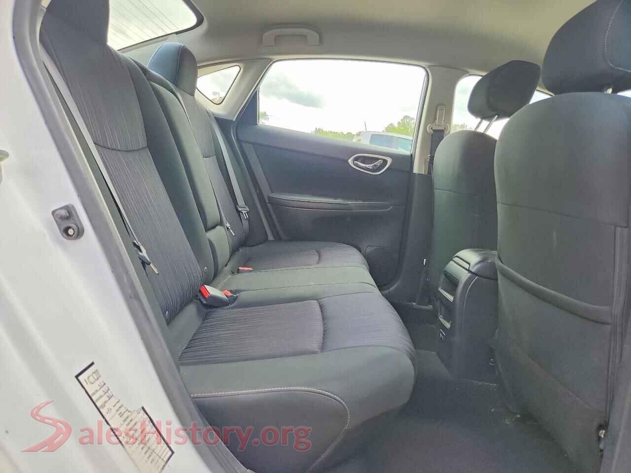 2019 NISSAN SENTRA VIN 3N1AB7AP4KY319738, odometer mileage