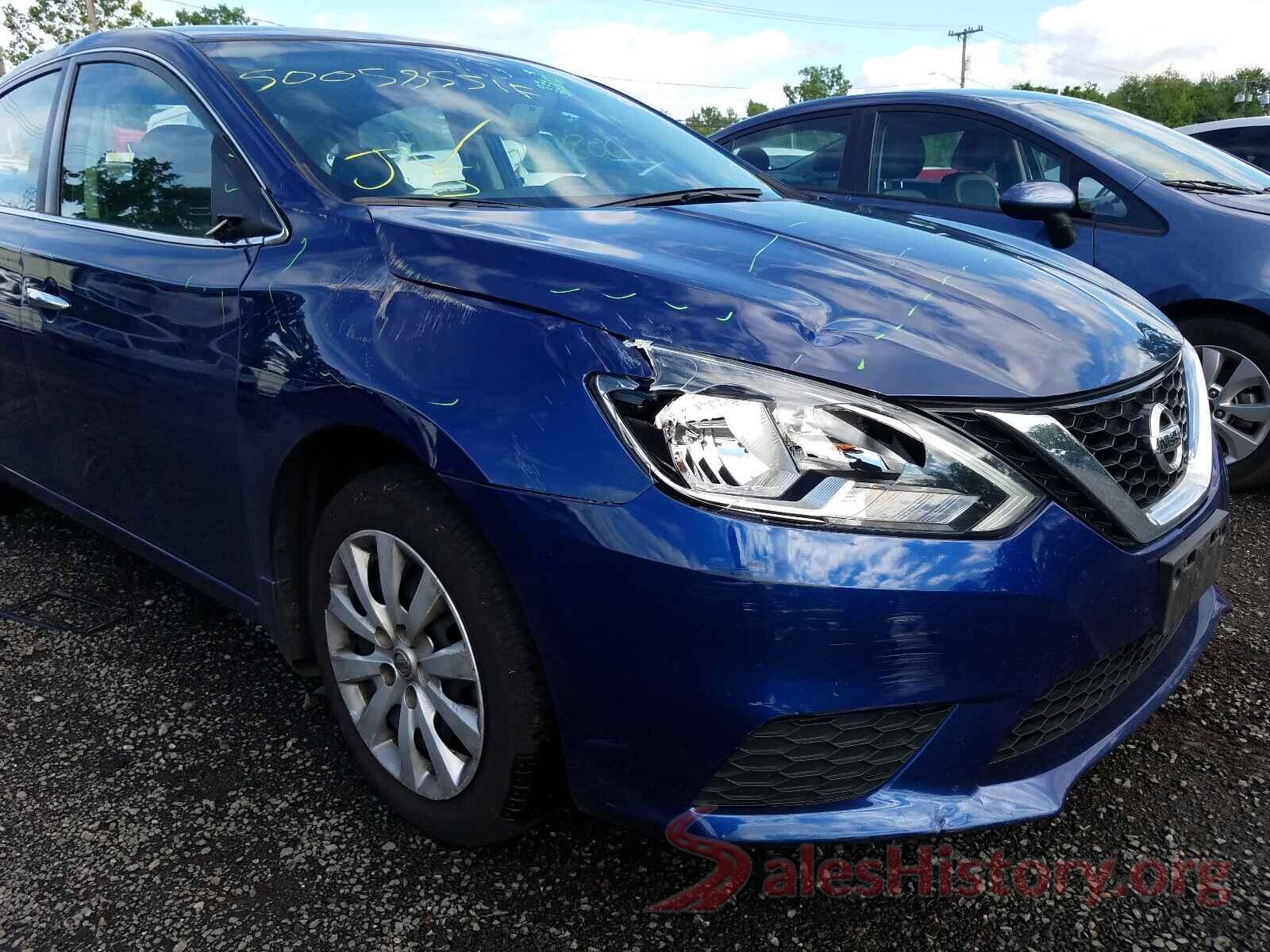 3N1AB7AP7KY435516 2019 NISSAN SENTRA