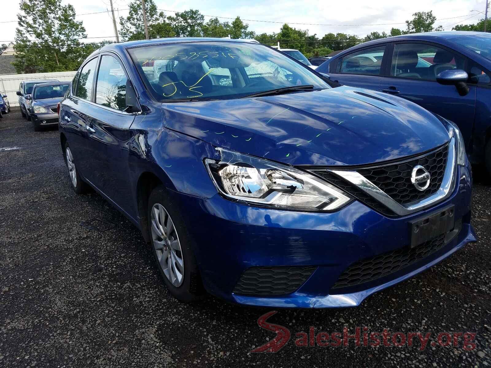 3N1AB7AP7KY435516 2019 NISSAN SENTRA