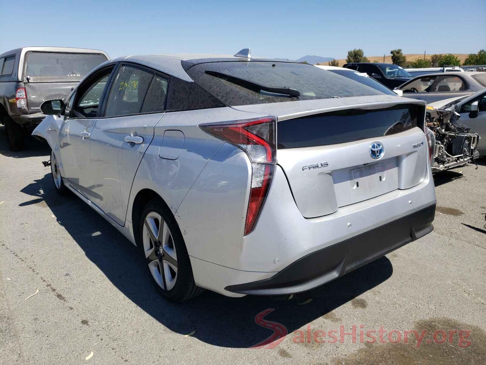 JTDKARFU2H3043169 2017 TOYOTA PRIUS