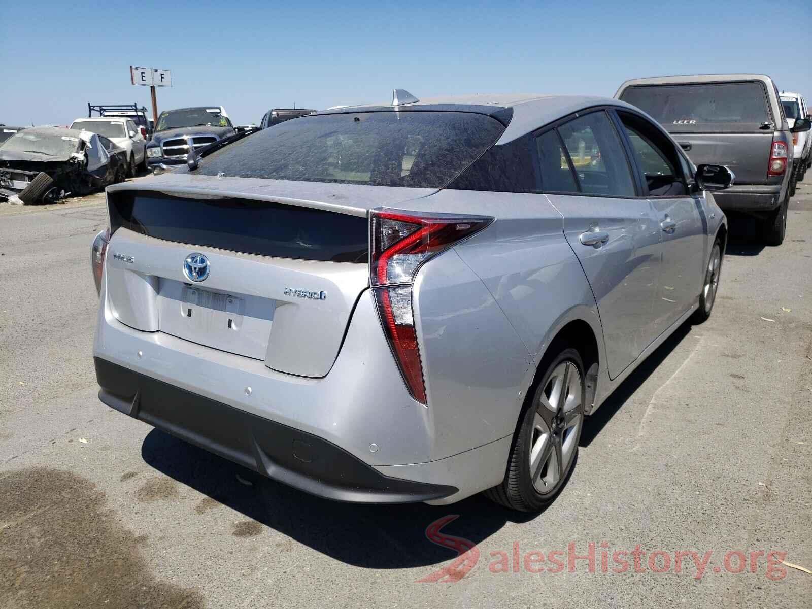 JTDKARFU2H3043169 2017 TOYOTA PRIUS