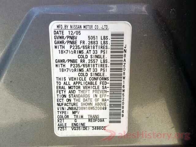 JN8AZ08W16W520849 2006 NISSAN MURANO SL