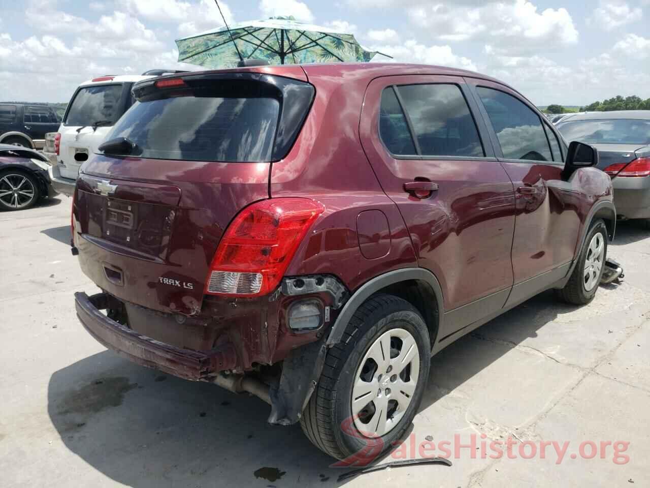 3GNCJKSB7GL237206 2016 CHEVROLET TRAX